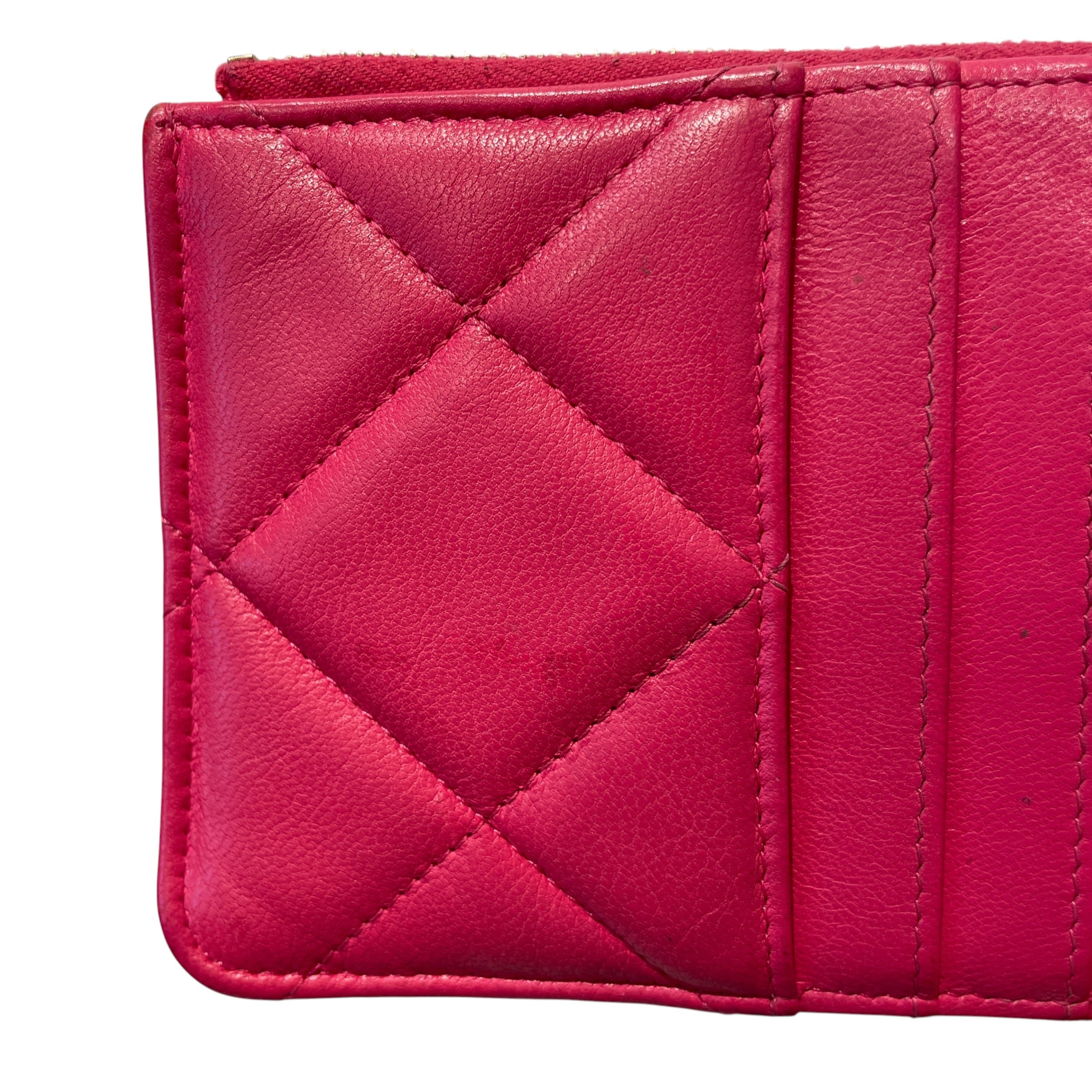 CHANEL/Long Wallet/Leather/PNK/L's/QUILTED CAVIER 19 view 6