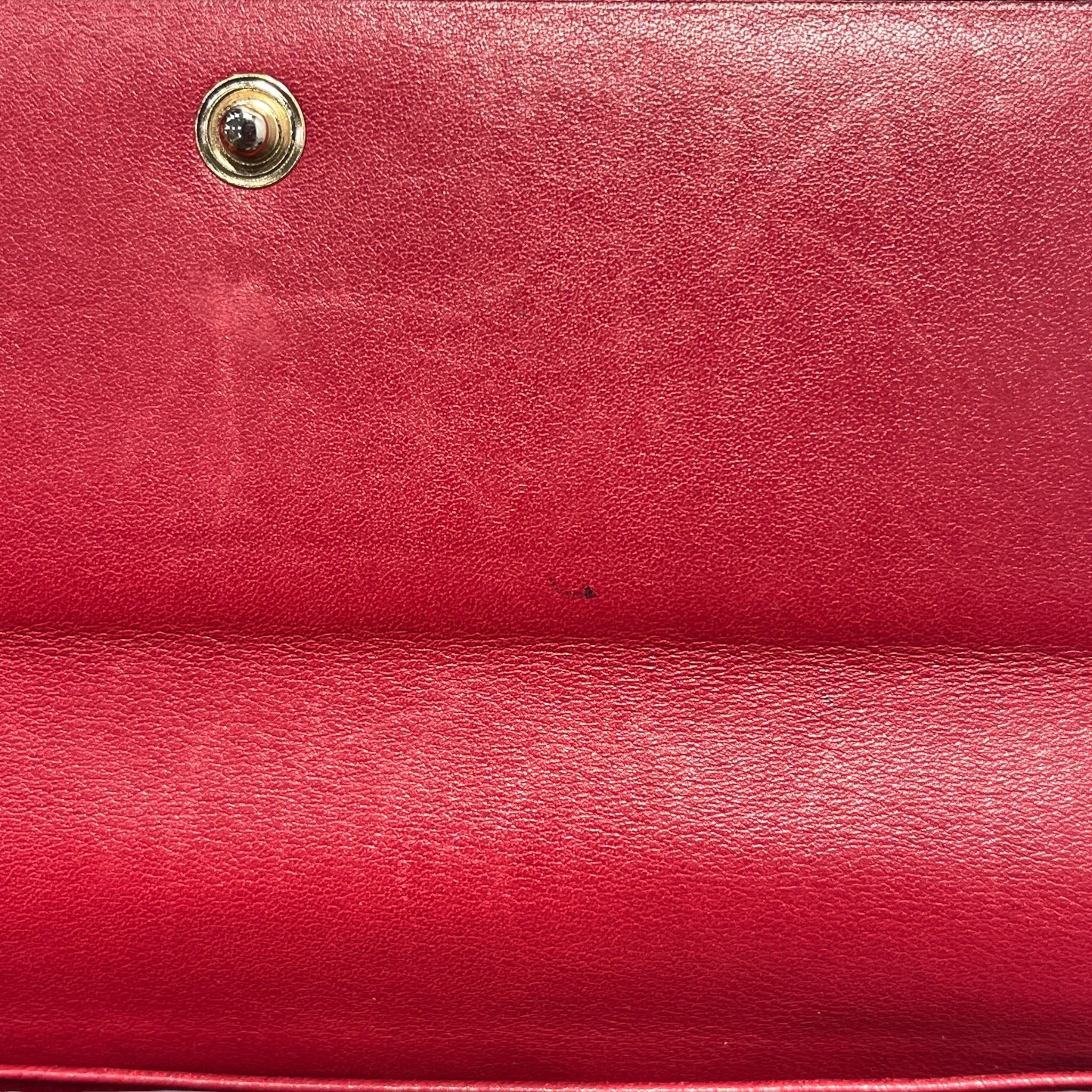 GUCCI/Wallet/Monogram/Leather/RED/heart view 7