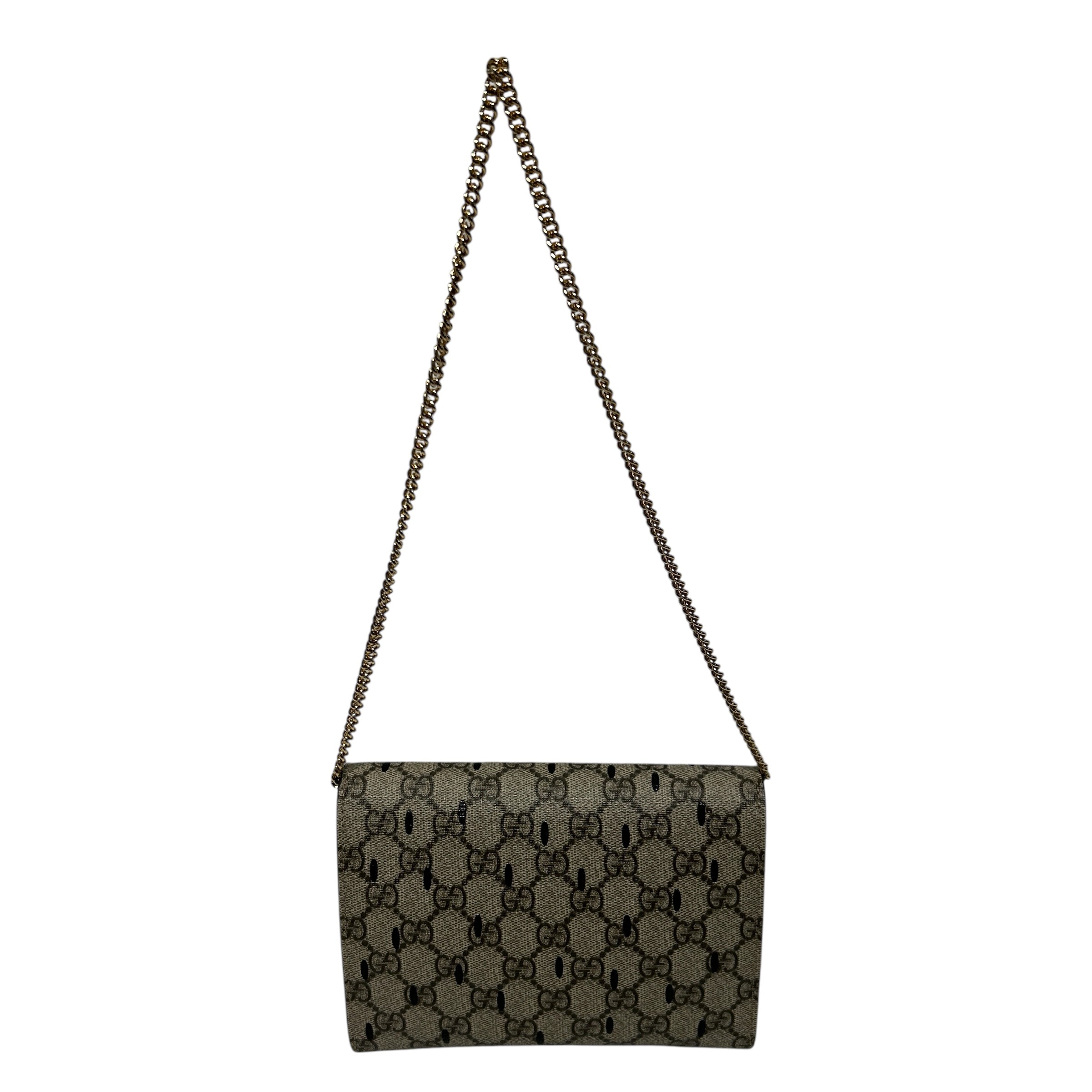 GUCCI/Bag/OS/Monogram/Leather/KHK/GG Supreme Strawberry Seed view 2