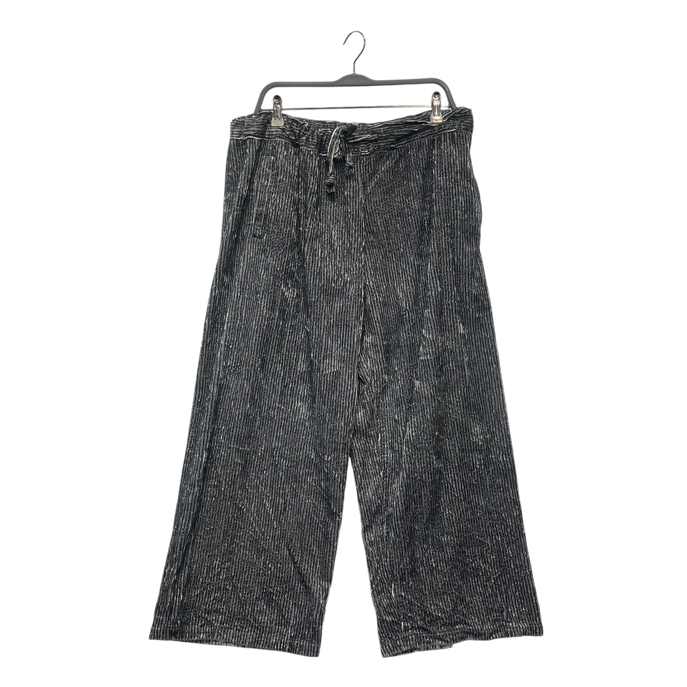 Y's/Straight Pants/3/Rayon/GRY/Stripe/drawstringwaist/lowrise/carpet view 1