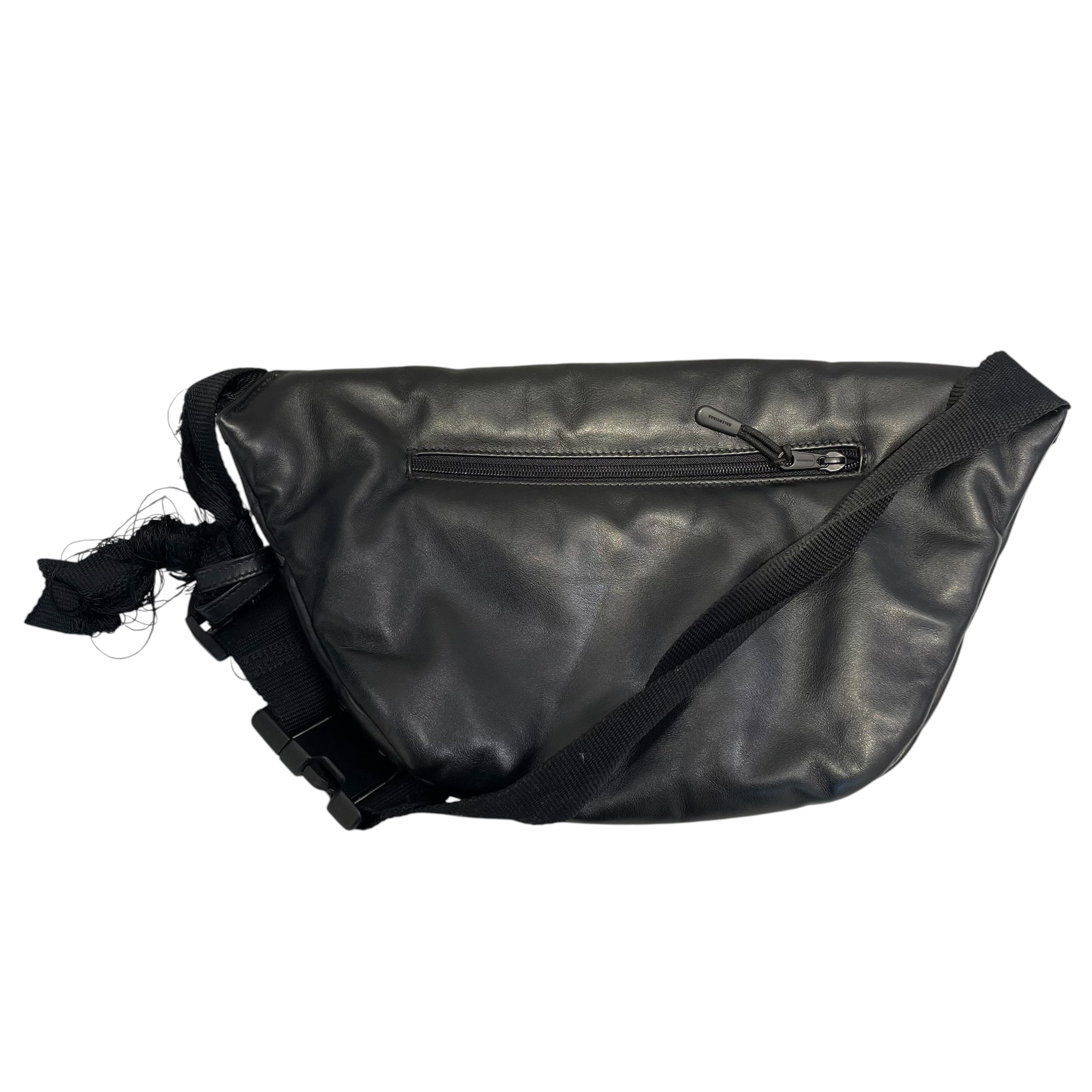 BALENCIAGA/Fanny Pack/Leather/BLK/PUFFY LEATHER BELTPACK view 3