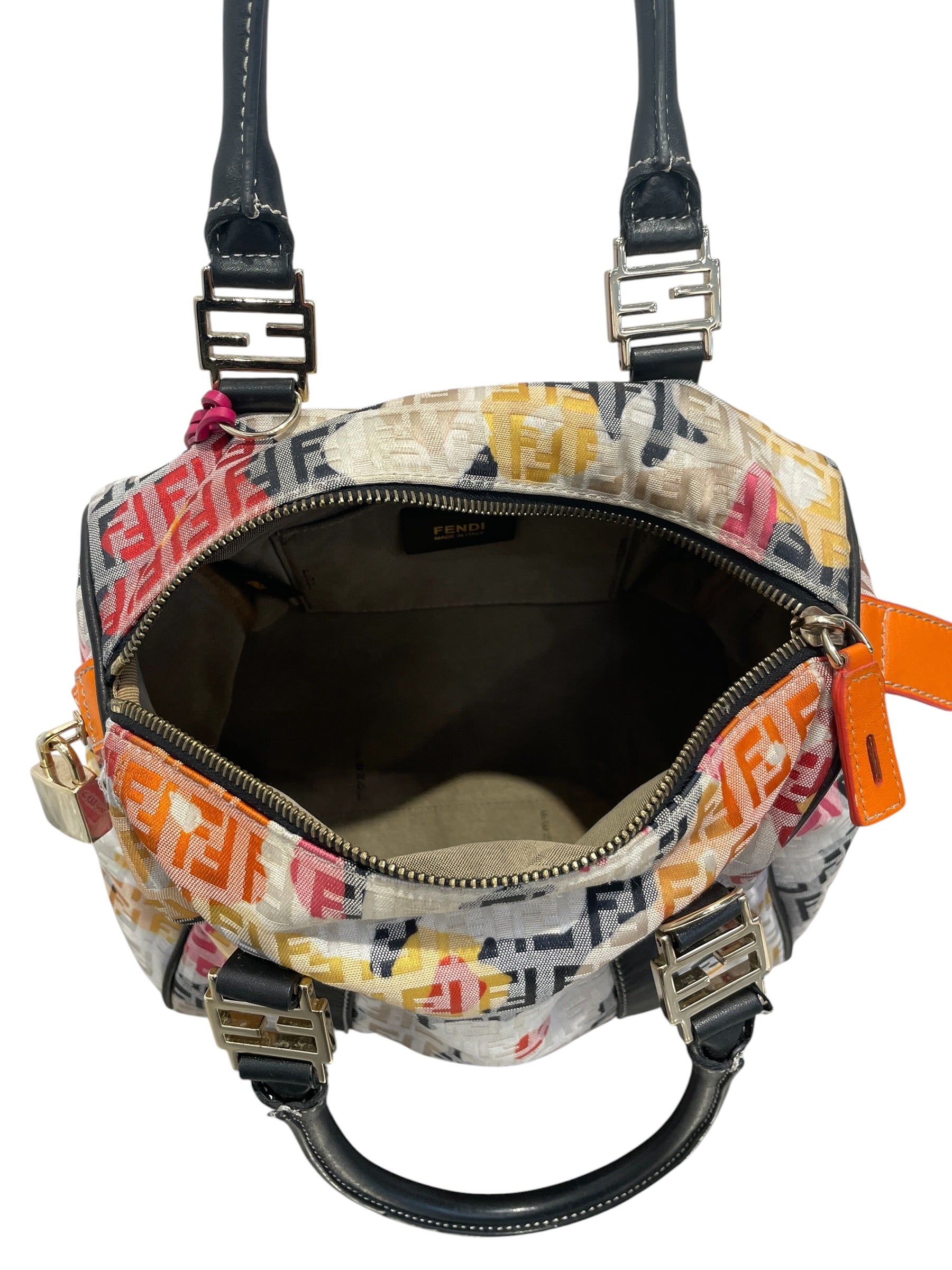 FENDI/Hand Bag/Monogram/Cotton/MLT/fendi multicolor hand bag view 4