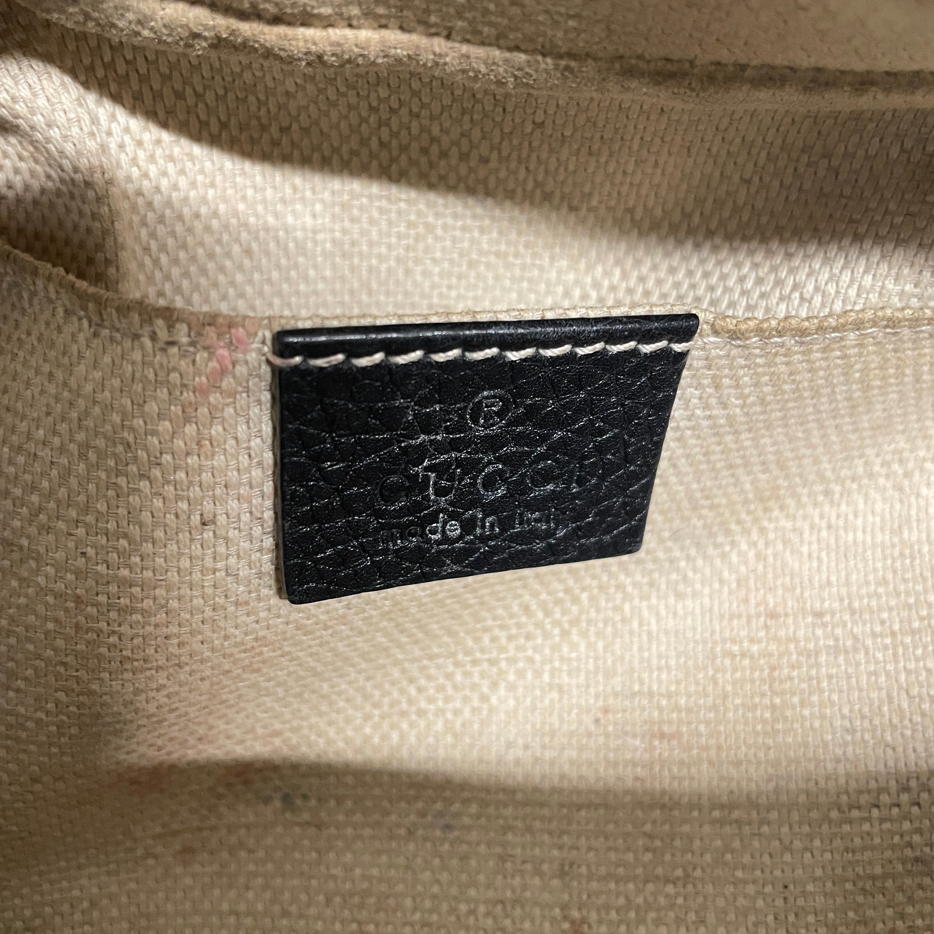 GUCCI/Cross Body Bag/Leather/BLK/KQXDX9Q view 3