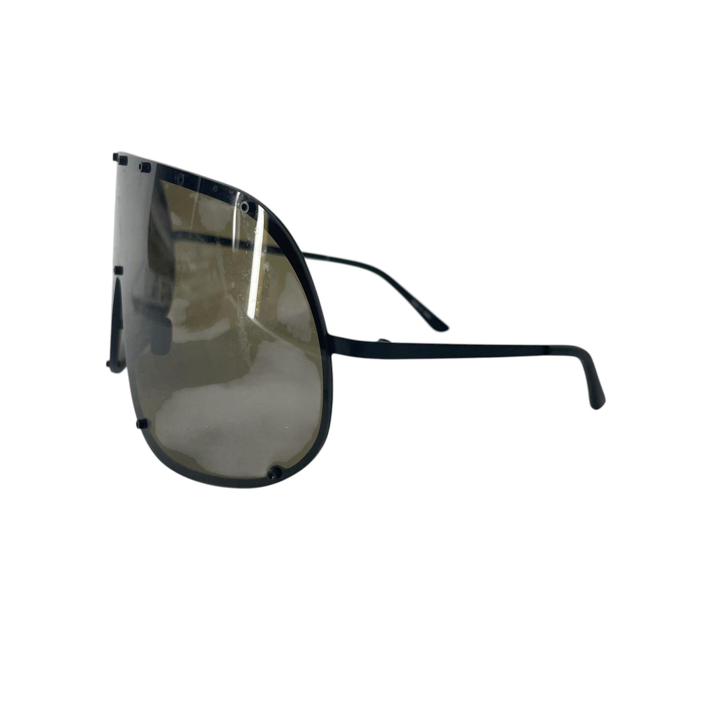 Rick Owens/Sunglasses/Plastic/BLK/SHIELD FRAME view 2