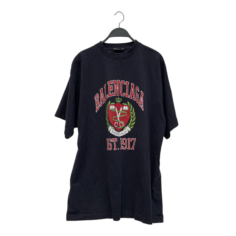 BALENCIAGA/University Crest T-Shirt/1