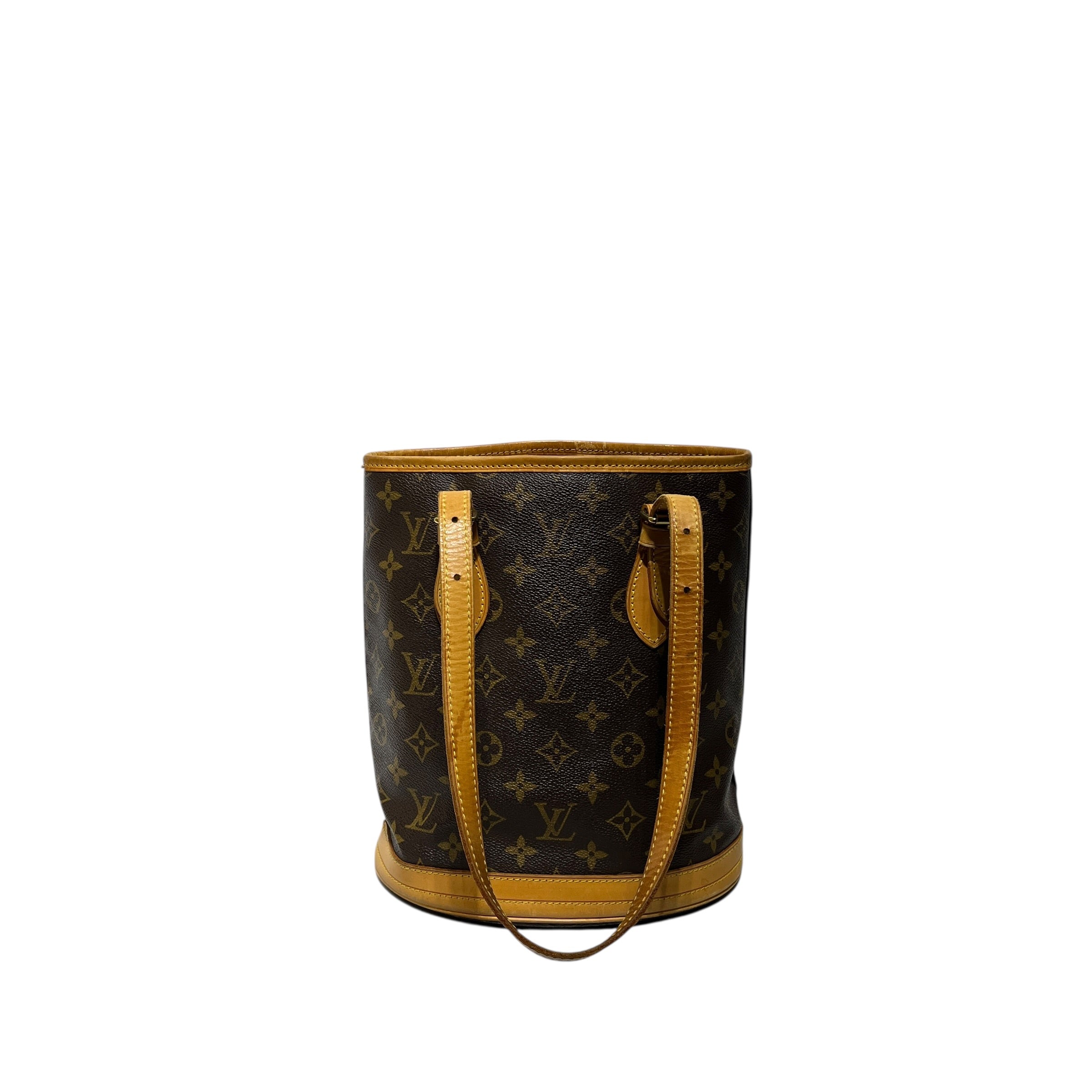 LOUIS VUITTON/Bag/Monogram/Leather/BRW/BUCKET BAG view 1