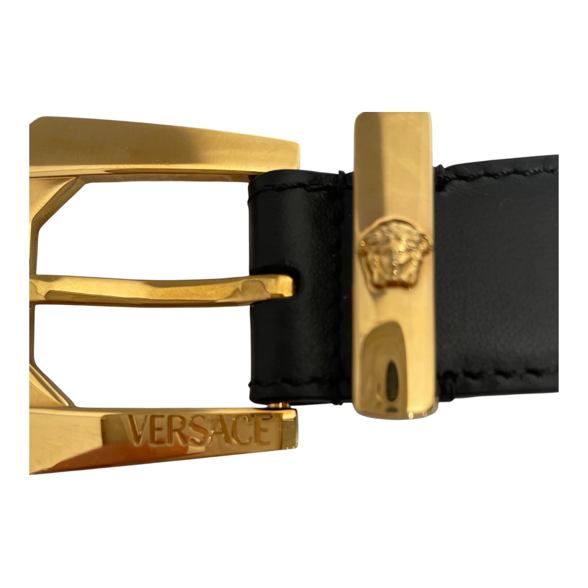 VERSACE/Belt/Leather/BLK/Medusa Heritage Belt view 3
