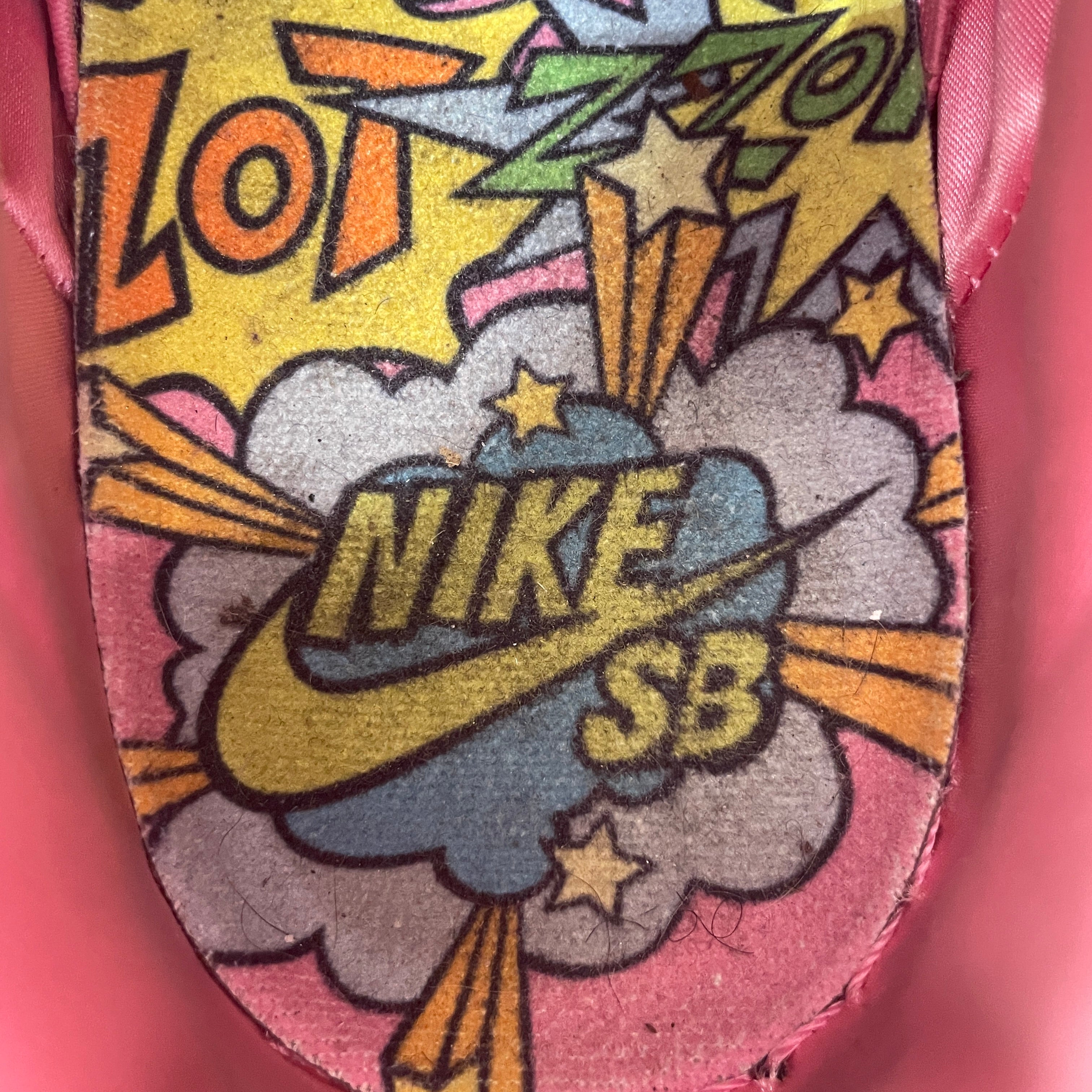 NIKE SB/Low-Sneakers/US 9/Leather/PNK/PINK POWERPUFF DUNK LOW view 5