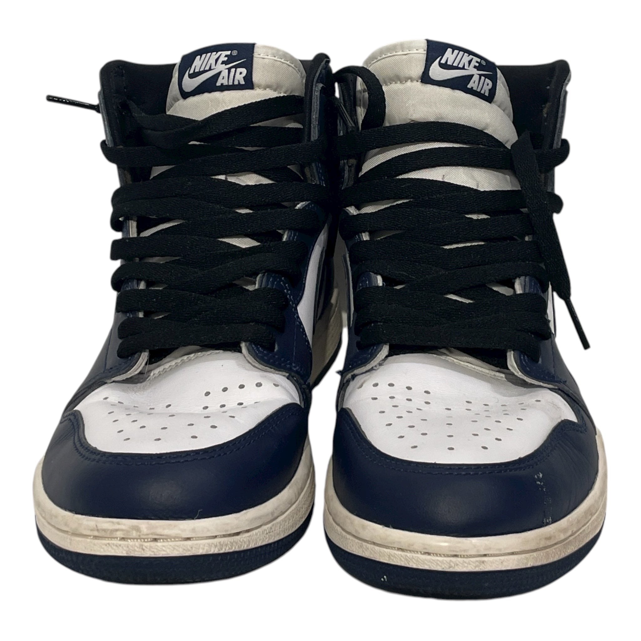 NIKE/Hi-Sneakers/US 8.5/Cotton/NVY/Straight Tip/jordan 1 midnight high view 2