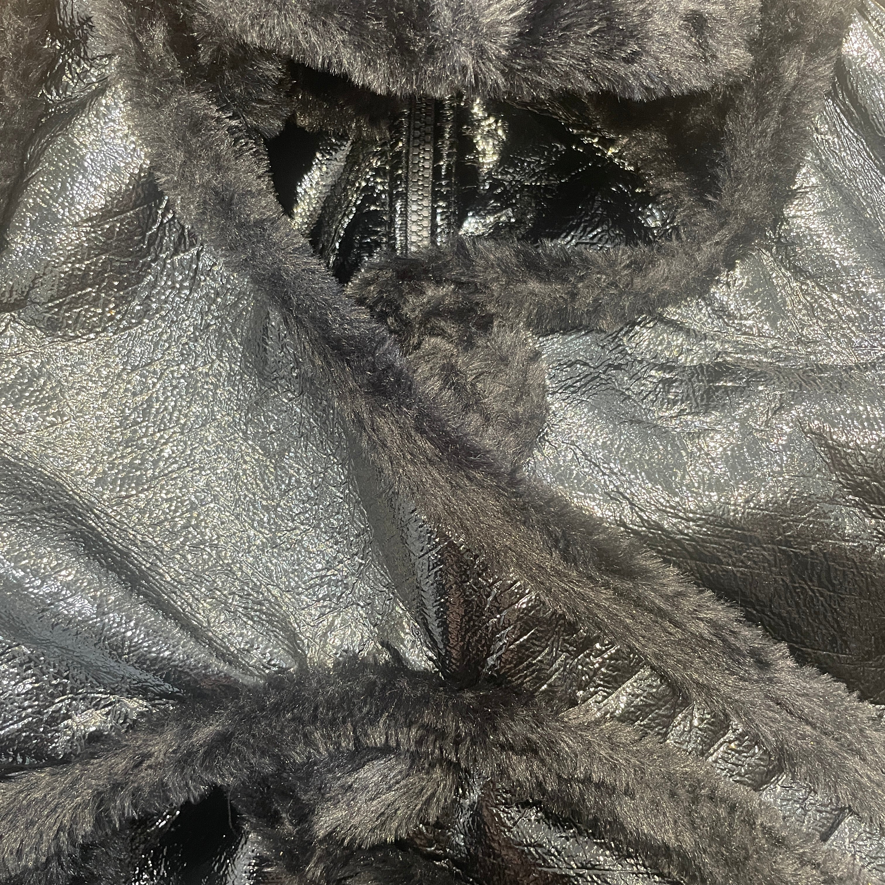 OTTOLINGER/Coat/BLK/Wrap Faux-Shearling Coat view 9