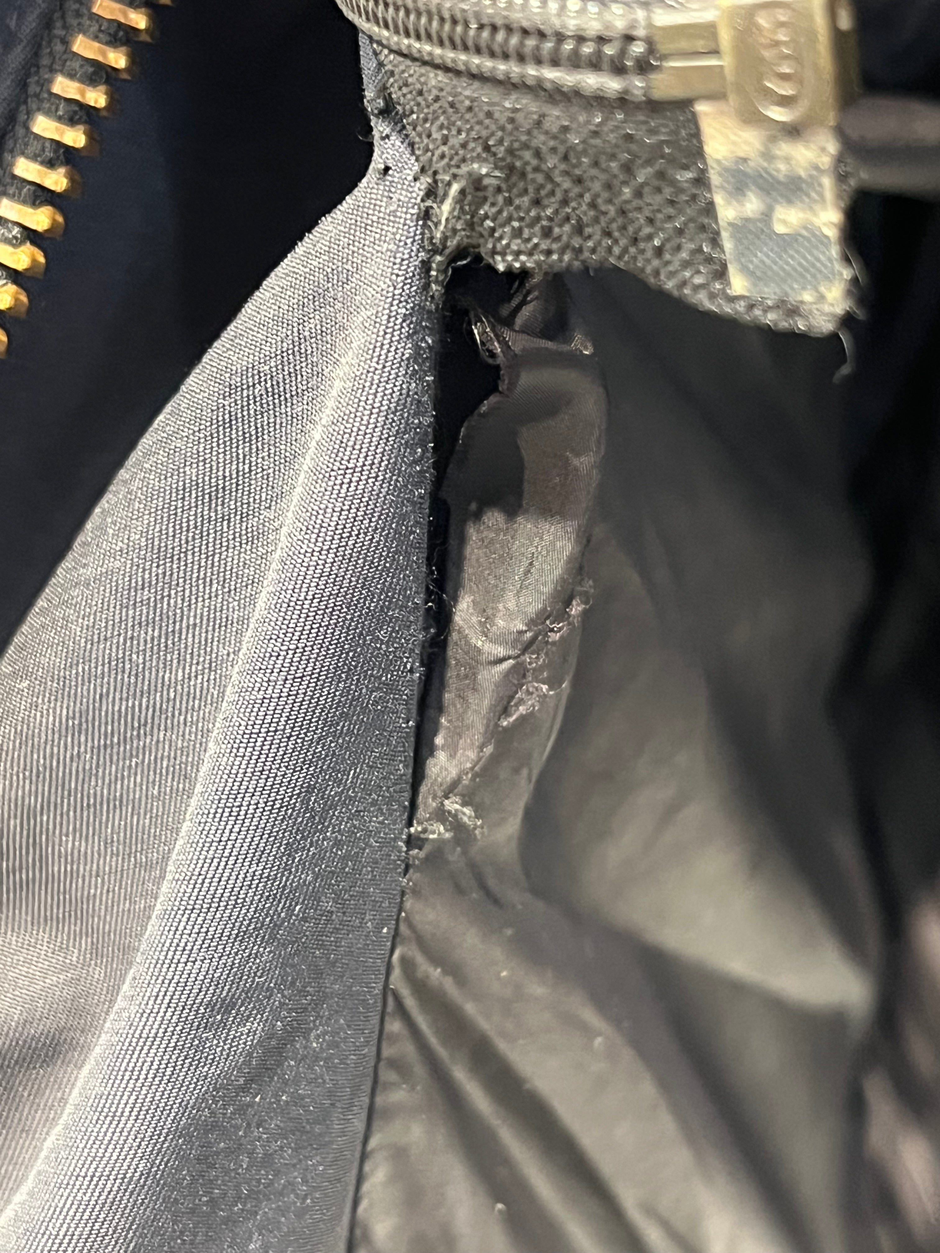 MACKAGE/Puffer Jkt/42/Polyester/NVY/fur hood gold hardware view 6
