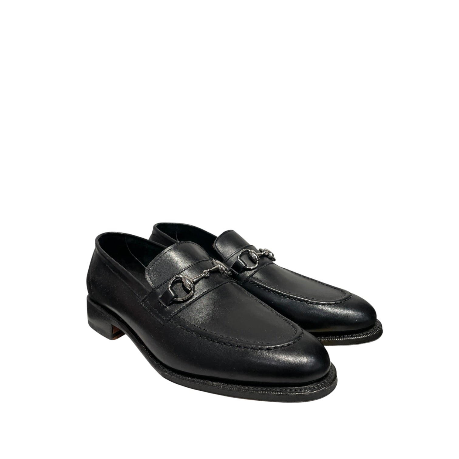 MEERMIN/Loafers/US 7.5/BLK/114675 Silver clasp view 1