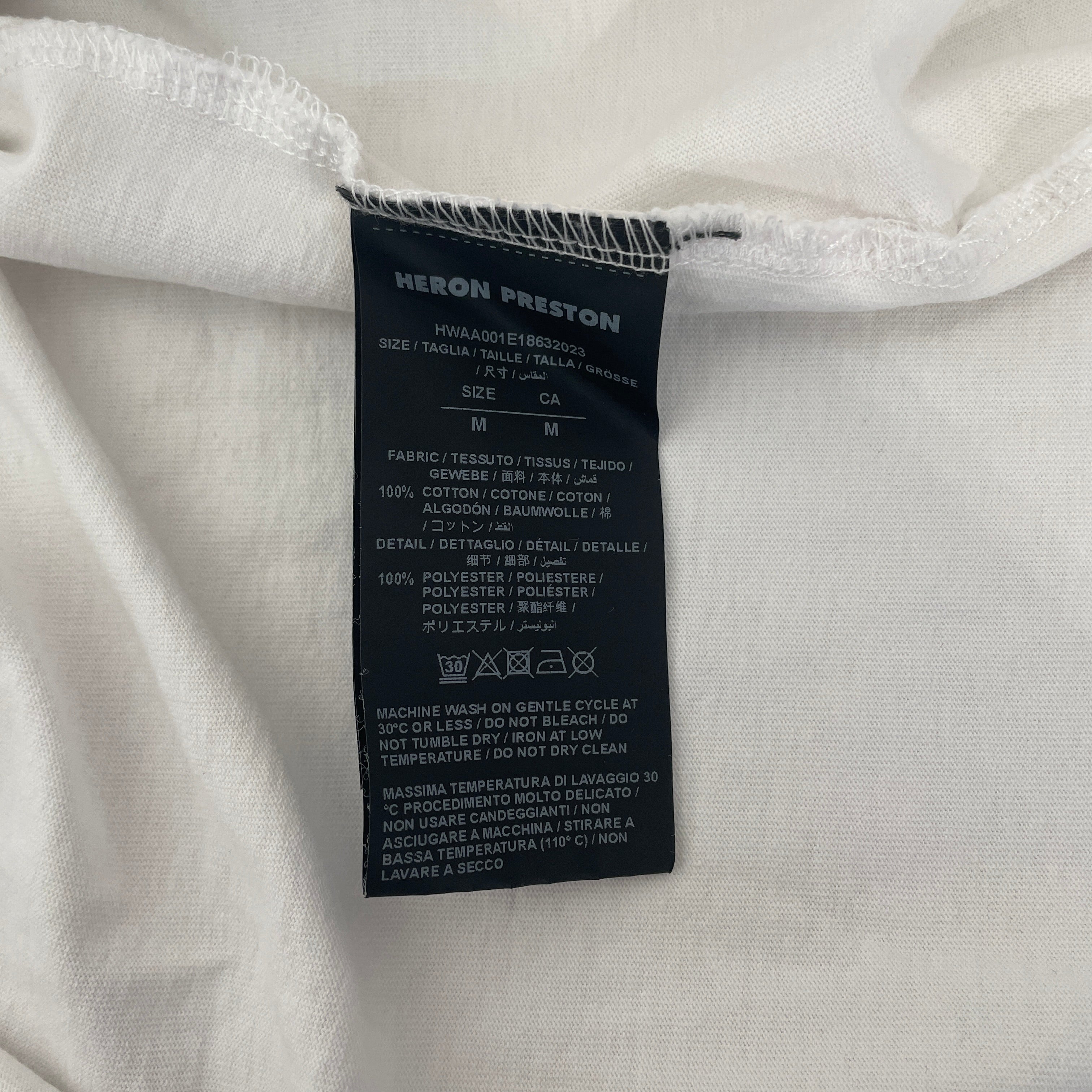 HERON PRESTON/T-Shirt/M/Cotton/WHT/tainted love view 4