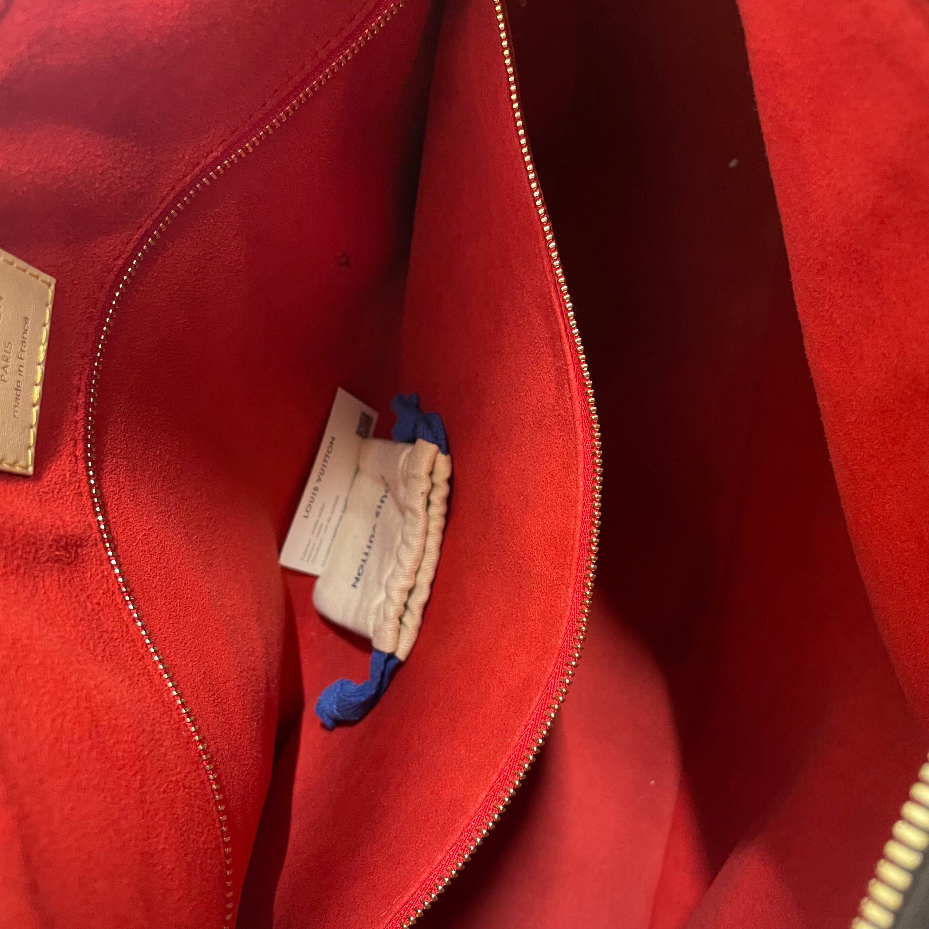 LOUIS VUITTON/Bag/Leather/BRW/Slouchy MM monogram view 6