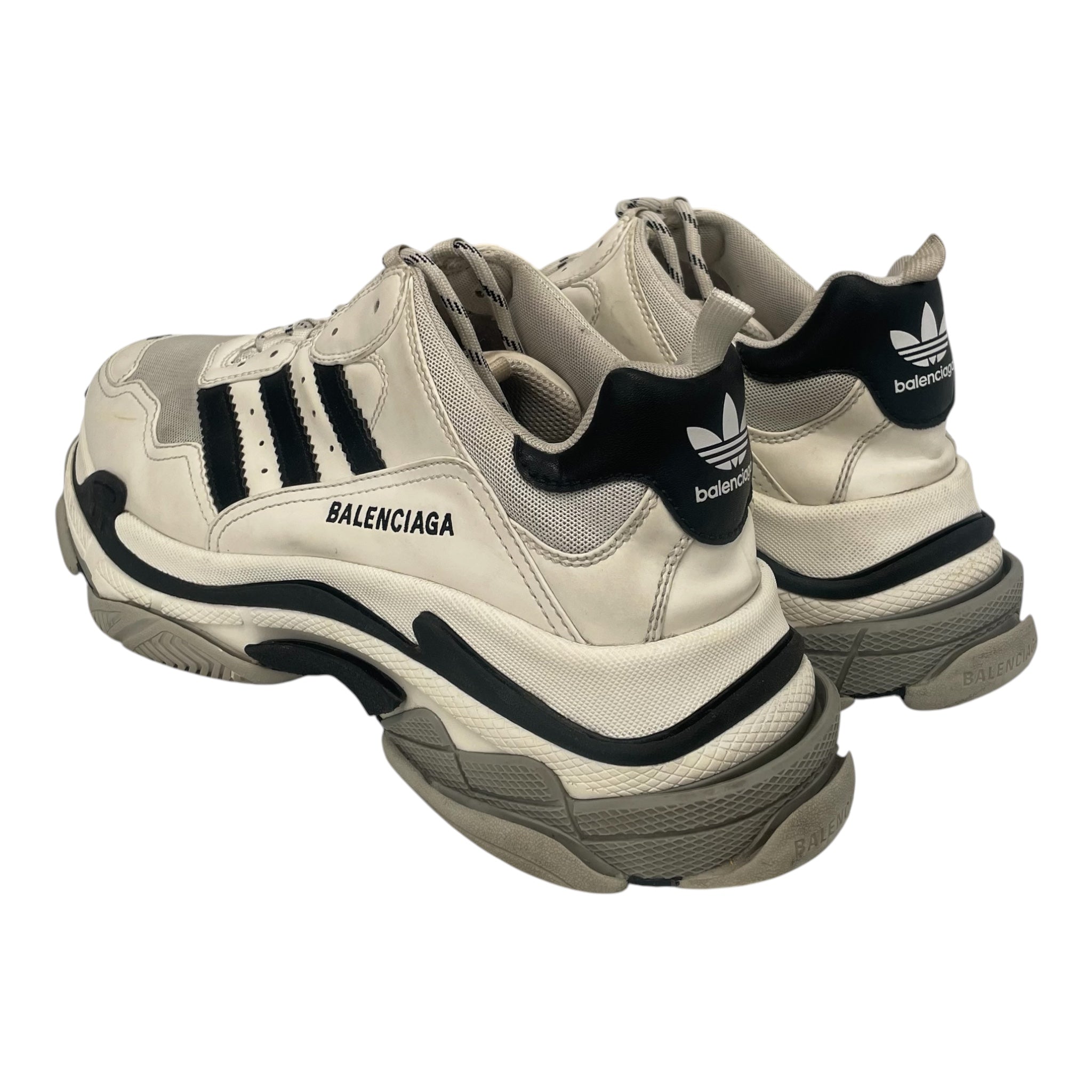 BALENCIAGA/adidas/Low-Sneakers/US 12/WHT/ view 3