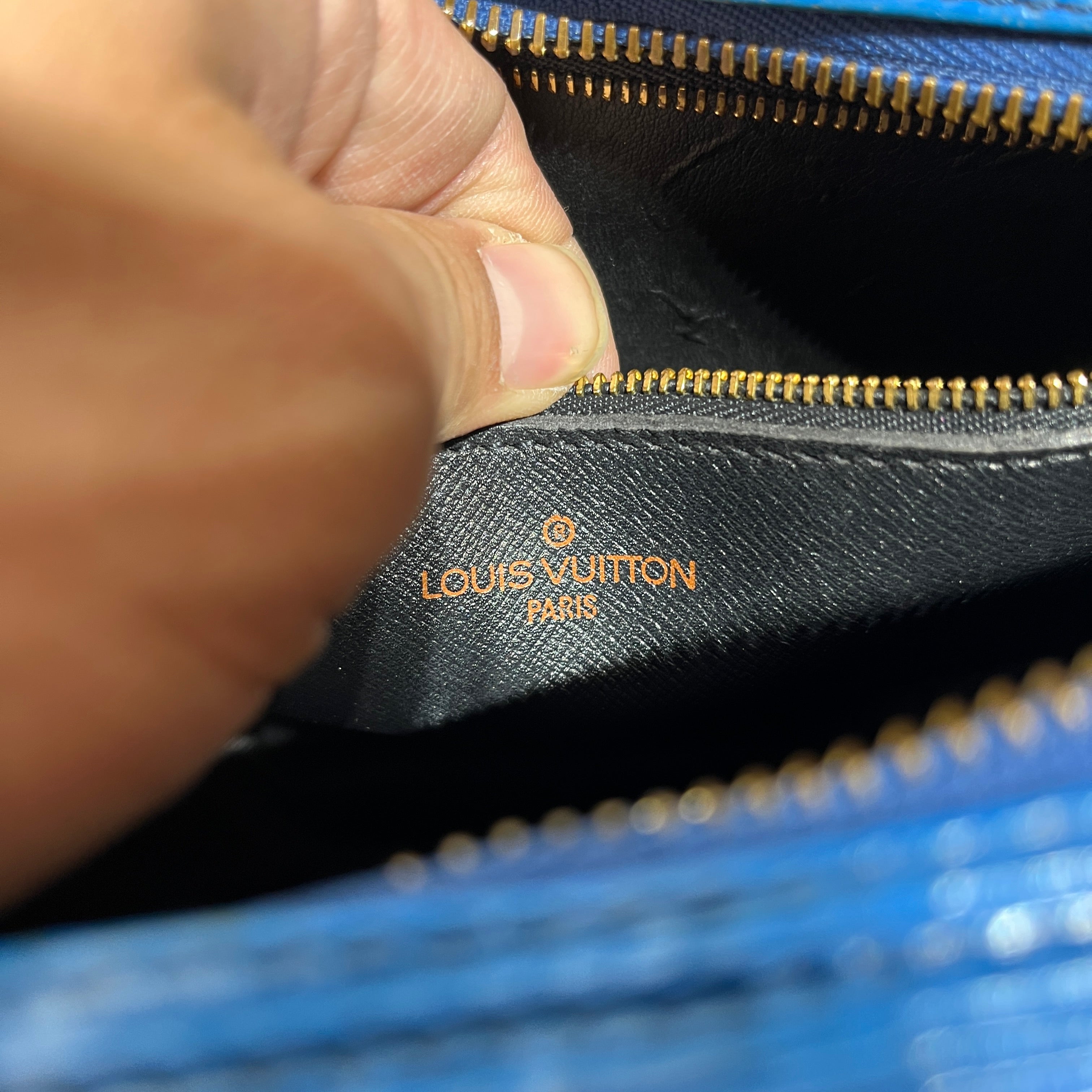 LOUIS VUITTON/Tote Bag/Leather/BLU/EPI LEATHER JEUNE FILLE view 5