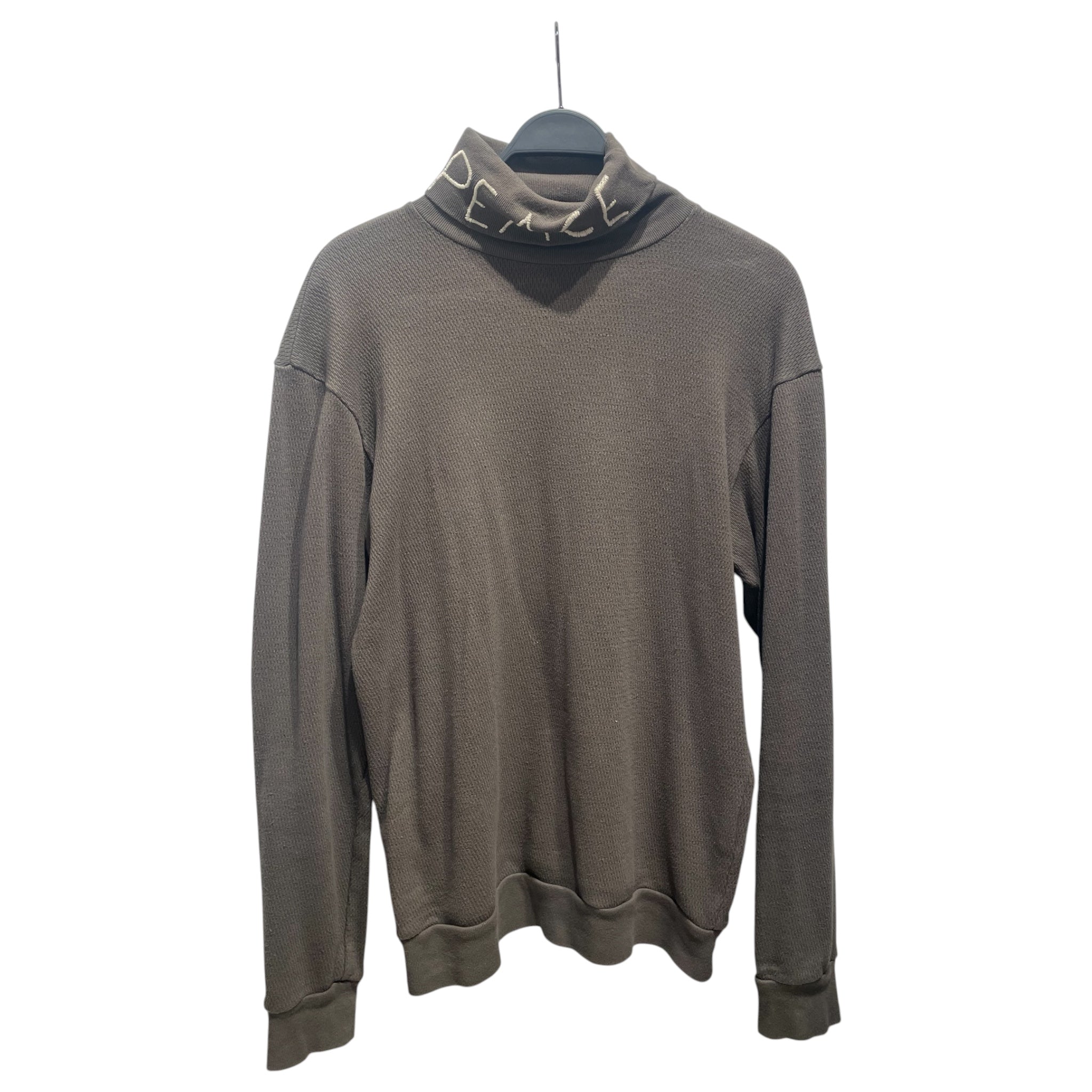 KAPITAL/LS T-Shirt/3/Cotton/GRY/peace turtle neck view 1