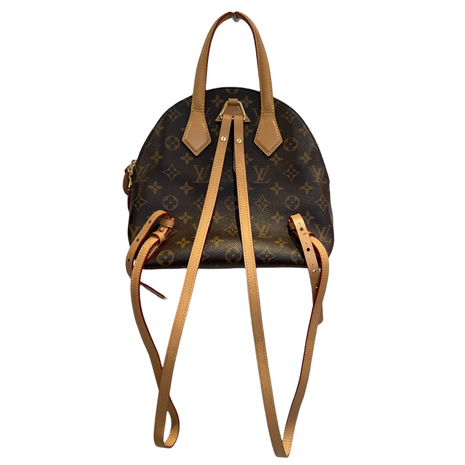 LOUIS VUITTON/Backpack/Monogram/Leather/BRW/MOON BACKPACK, LOCK ON FRNT view 2