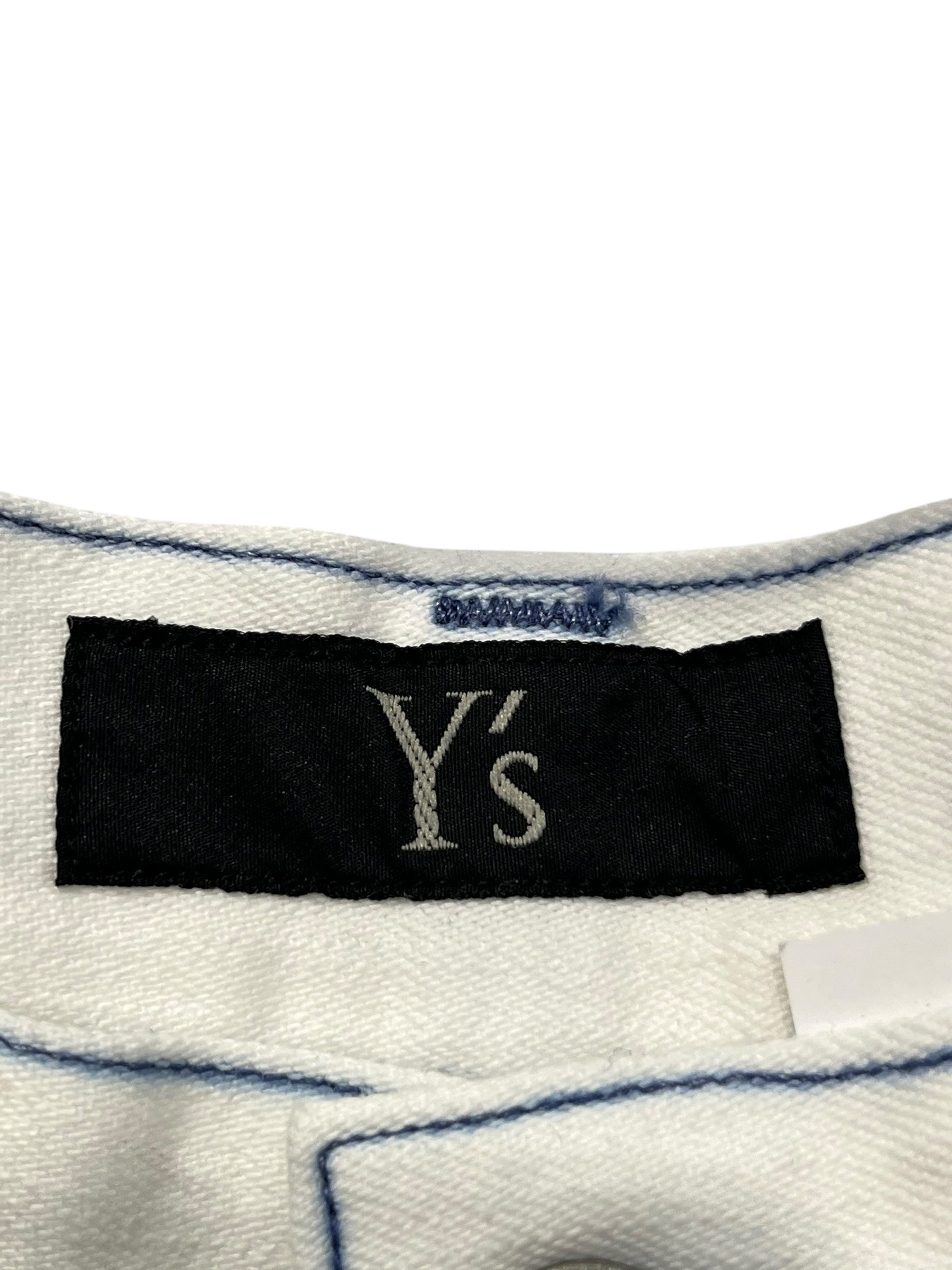 Y's/Bottoms/1/White/Cotton/ys-p10-027 view 3