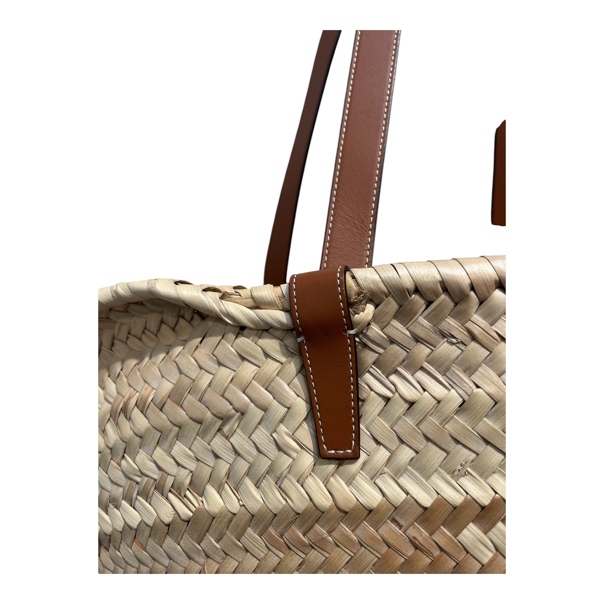 CELINE/Tote Bag/Border/BEG/CLASSIC PANIER TRIOMPHE WOVEN view 7