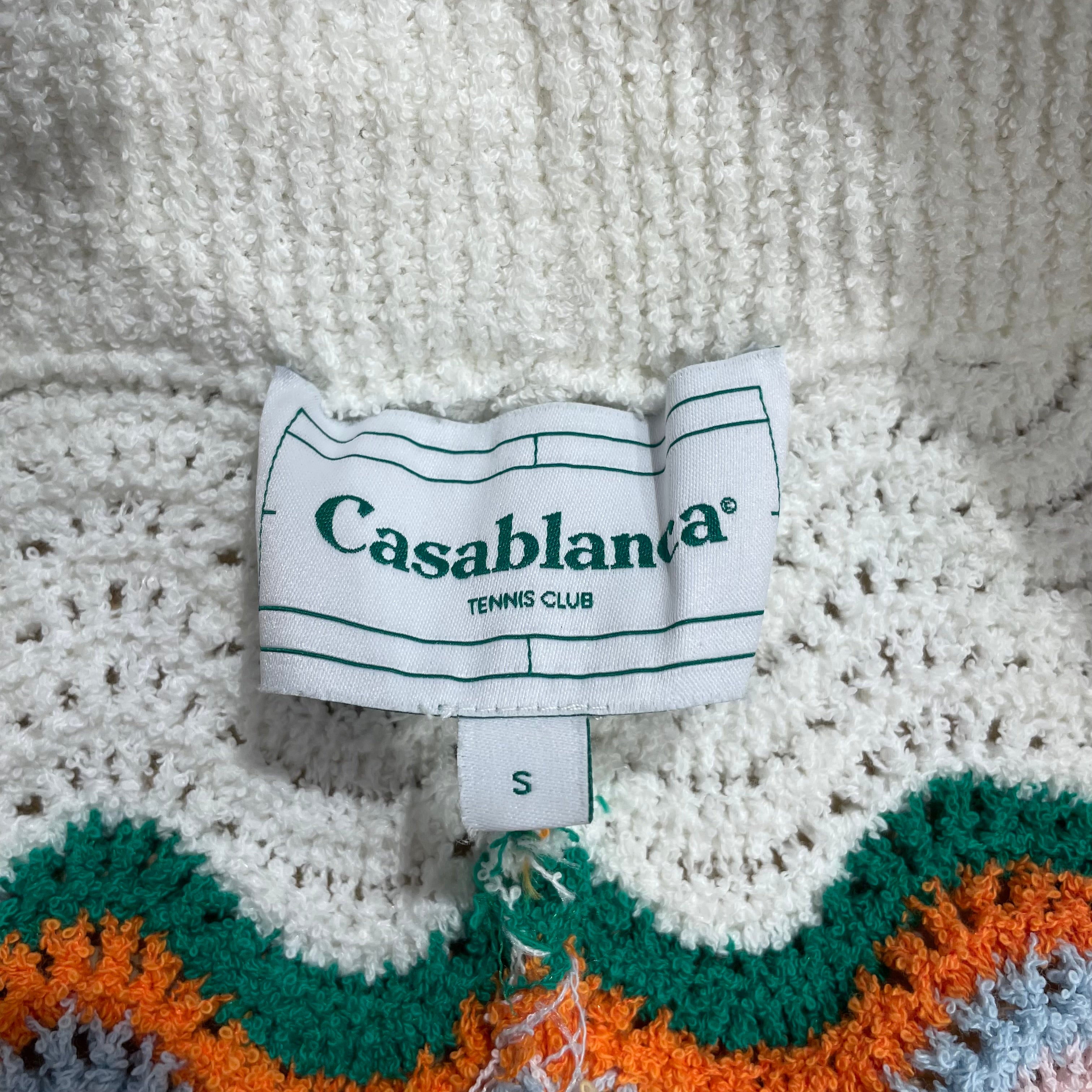 CASABLANCA/Shorts/S/Cotton/MLT/Stripe/WAVY BOUCLE CROTCHED view 3