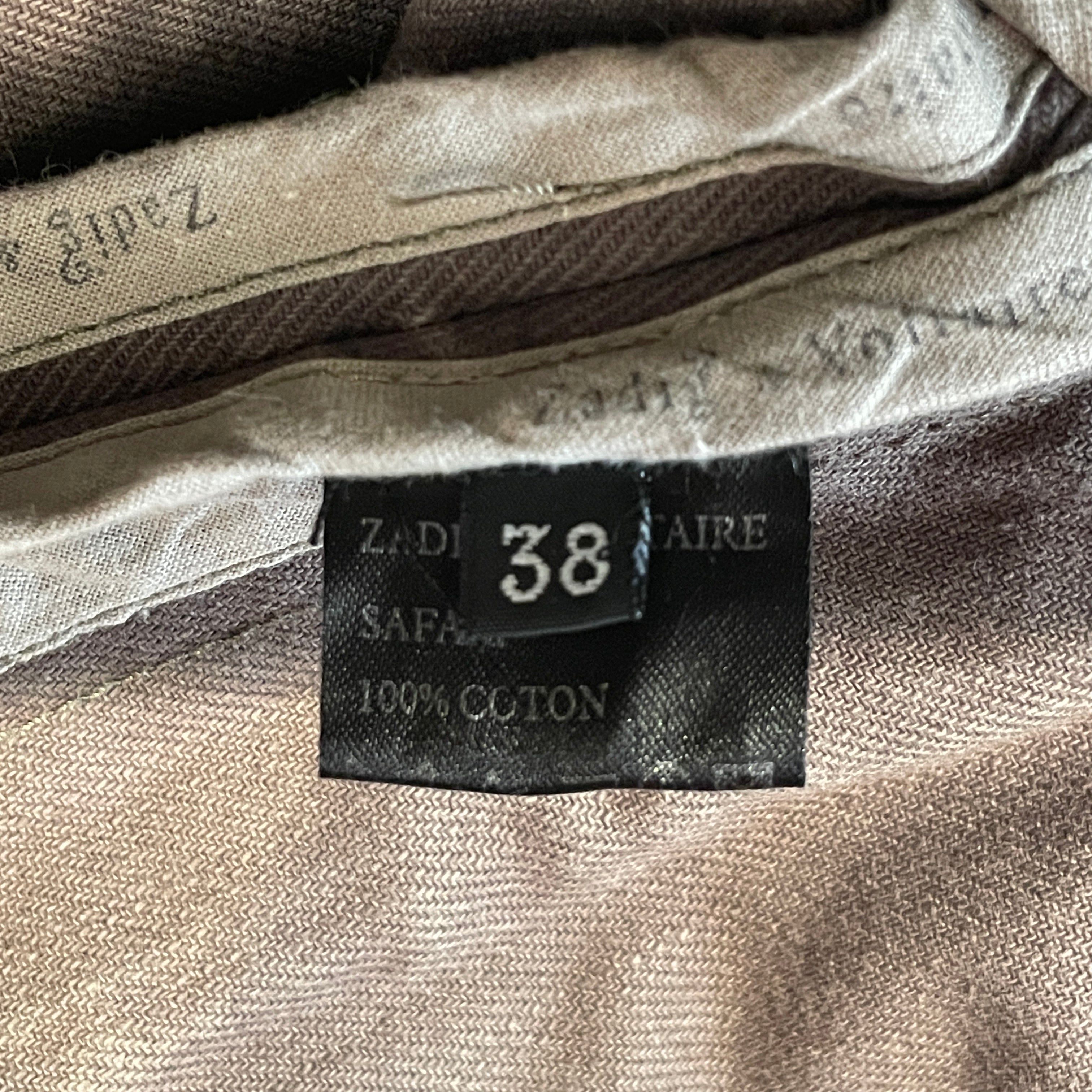 Zadig&Voltaire/Jacket/38/Cotton/GRN/military canvas vntg partial z view 5