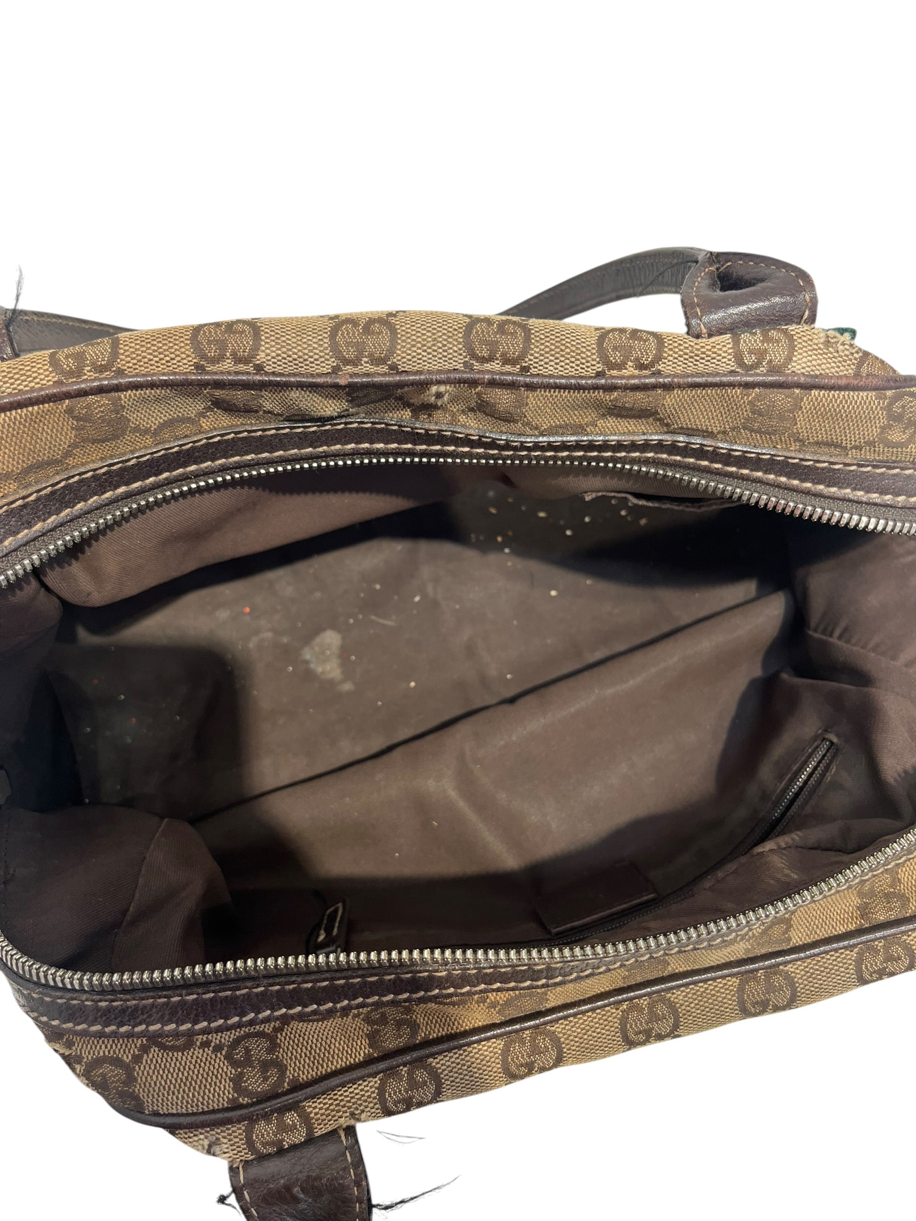 GUCCI/Hand Bag/Monogram/Cotton/BRW/gucci bow shoulder bag view 7