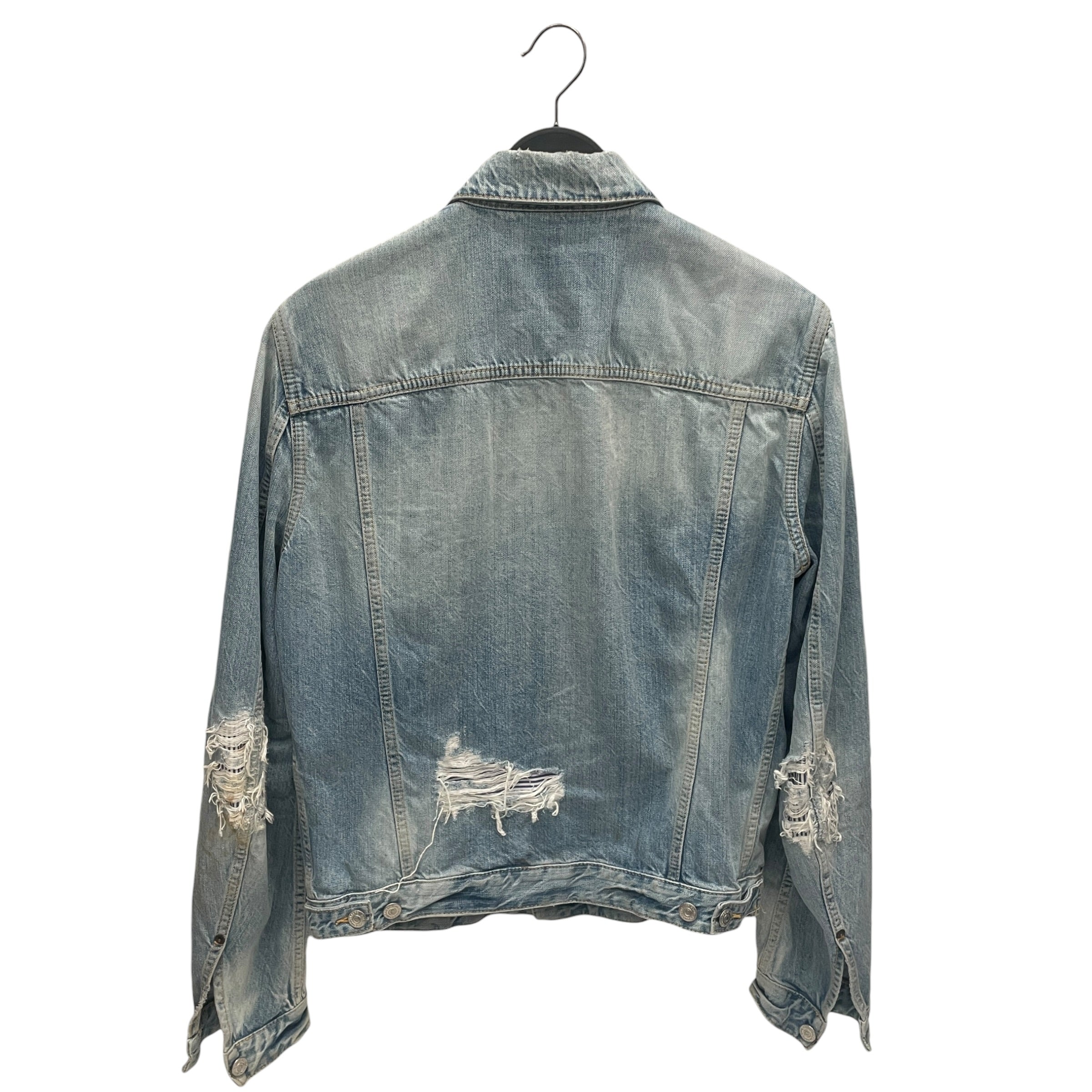 DSQUARED2/Denim Jkt/52/Denim/BLU/DISTRESSED DENIM JACKET view 2
