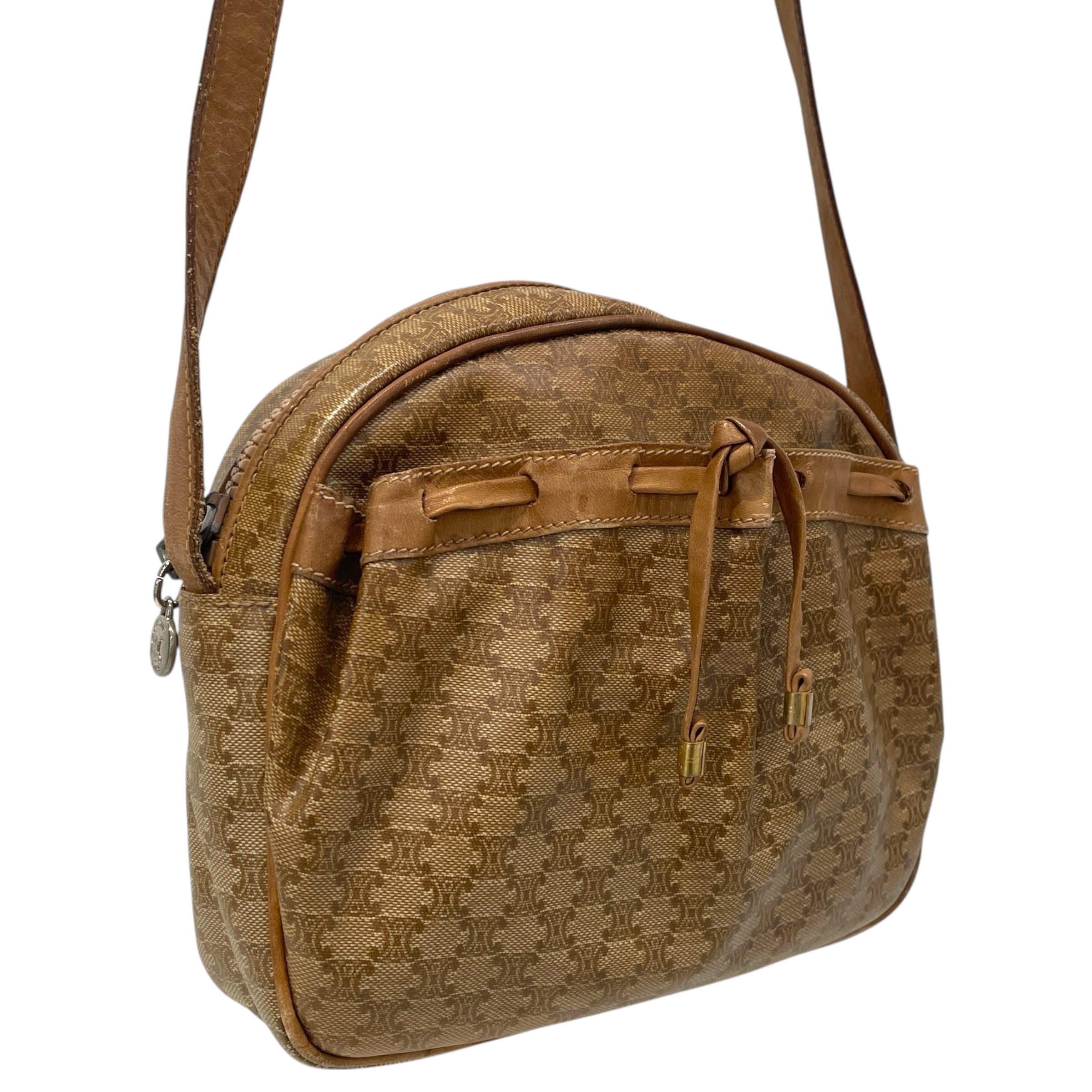 CELINE/Cross Body Bag/Beige/All Over Print/ view 3