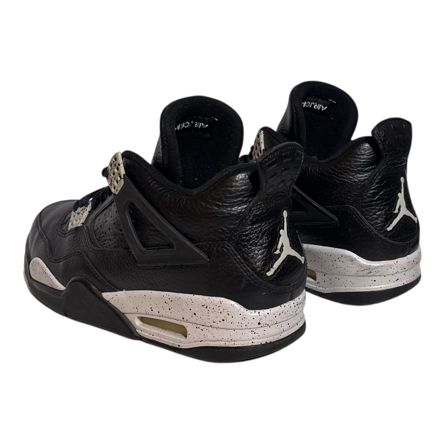 NIKE/Hi-Sneakers/US 9.5/Leather/BLK/retro 4 oreo view 2