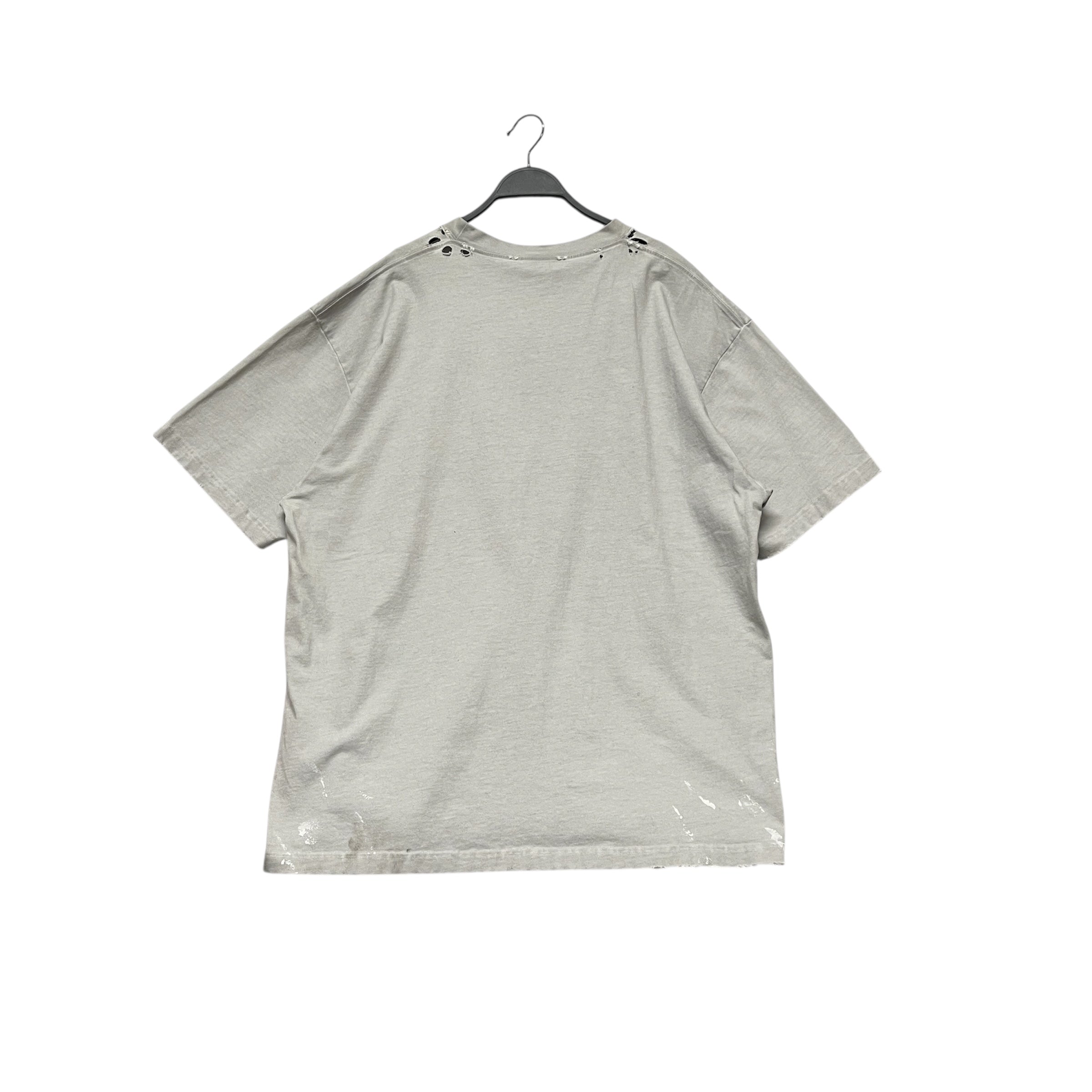 BALENCIAGA/T-Shirt/XL/Cotton/GRY/All Over Print/90% BALENCIAGA 10% MYSELF view 2