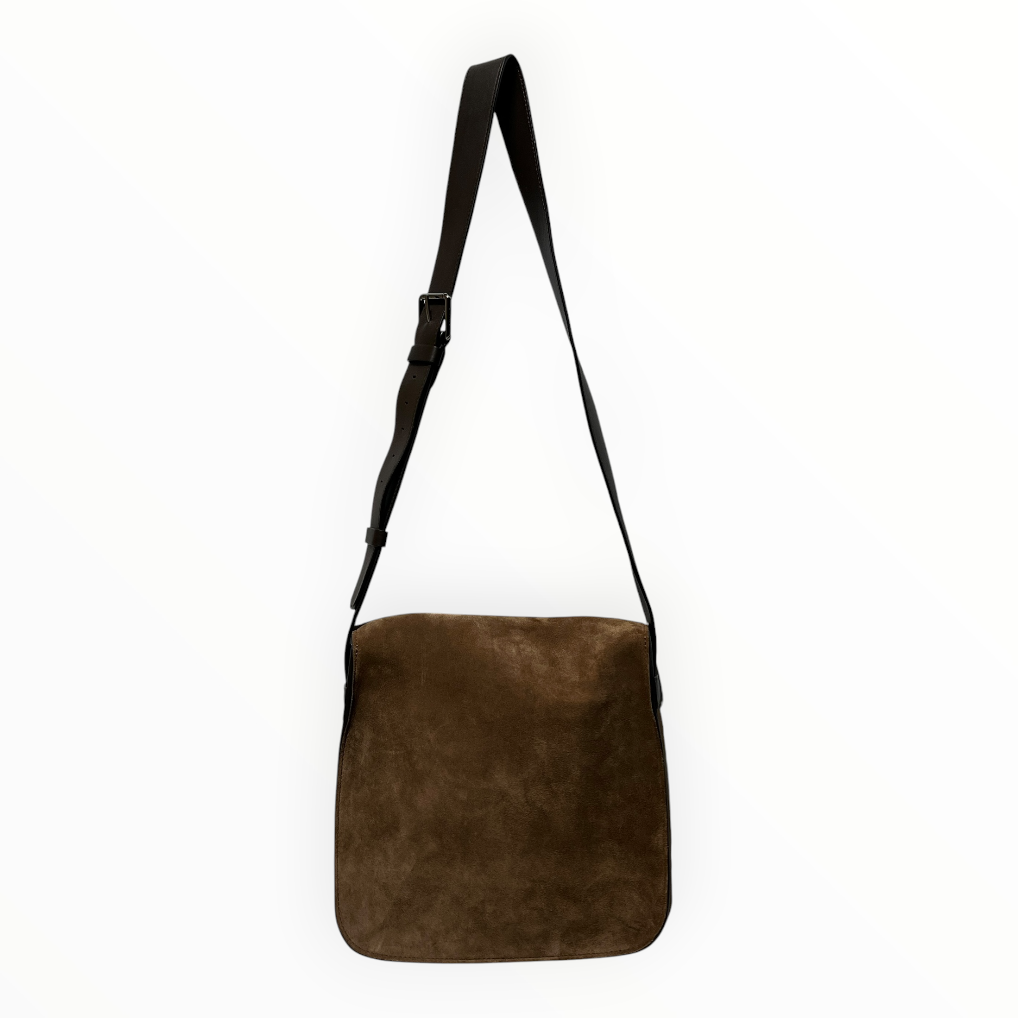 GIORGIO ARMANI/Cross Body Bag/Suede/BRW/ view 2
