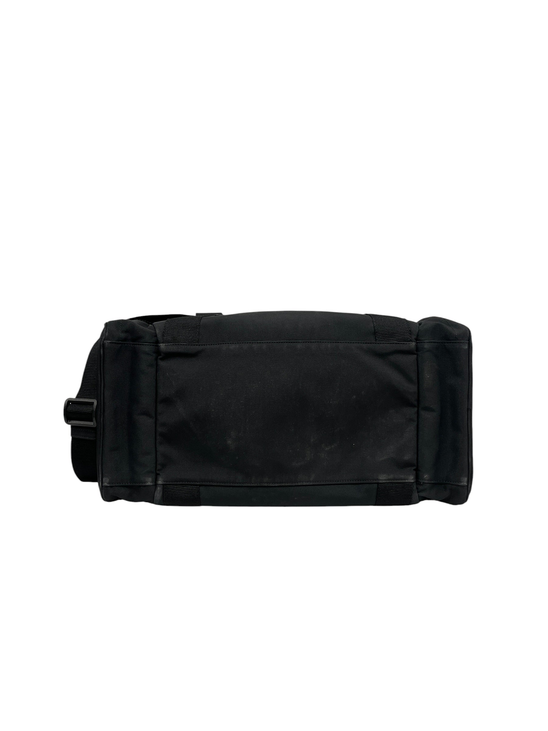 BALENCIAGA/Bag/Nylon/BLK/canvas sport gym duffle view 3
