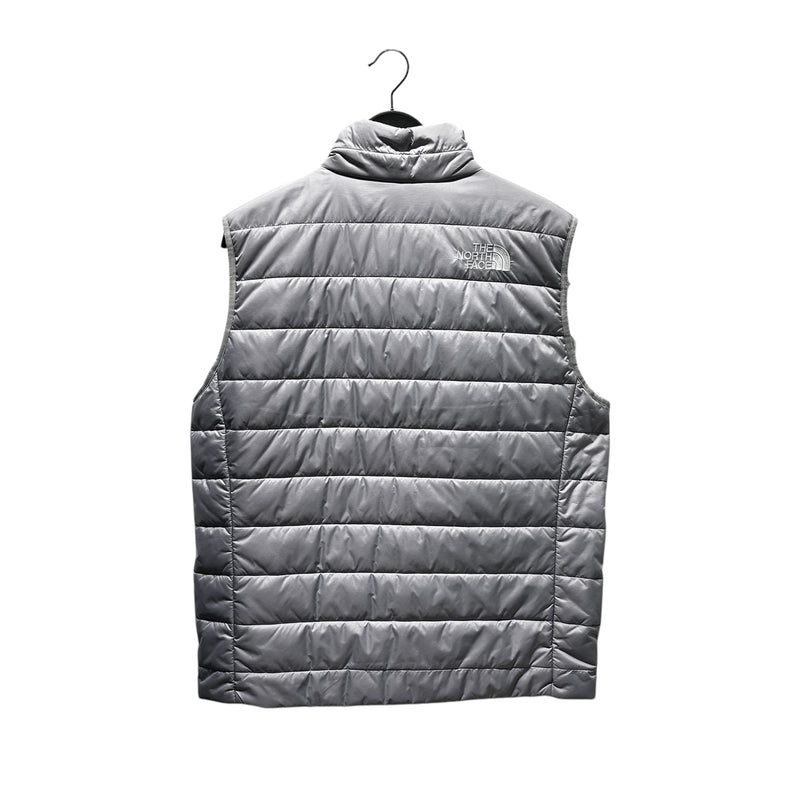 THE NORTH FACE/Puffer Vest/L/Nylon/GRY/