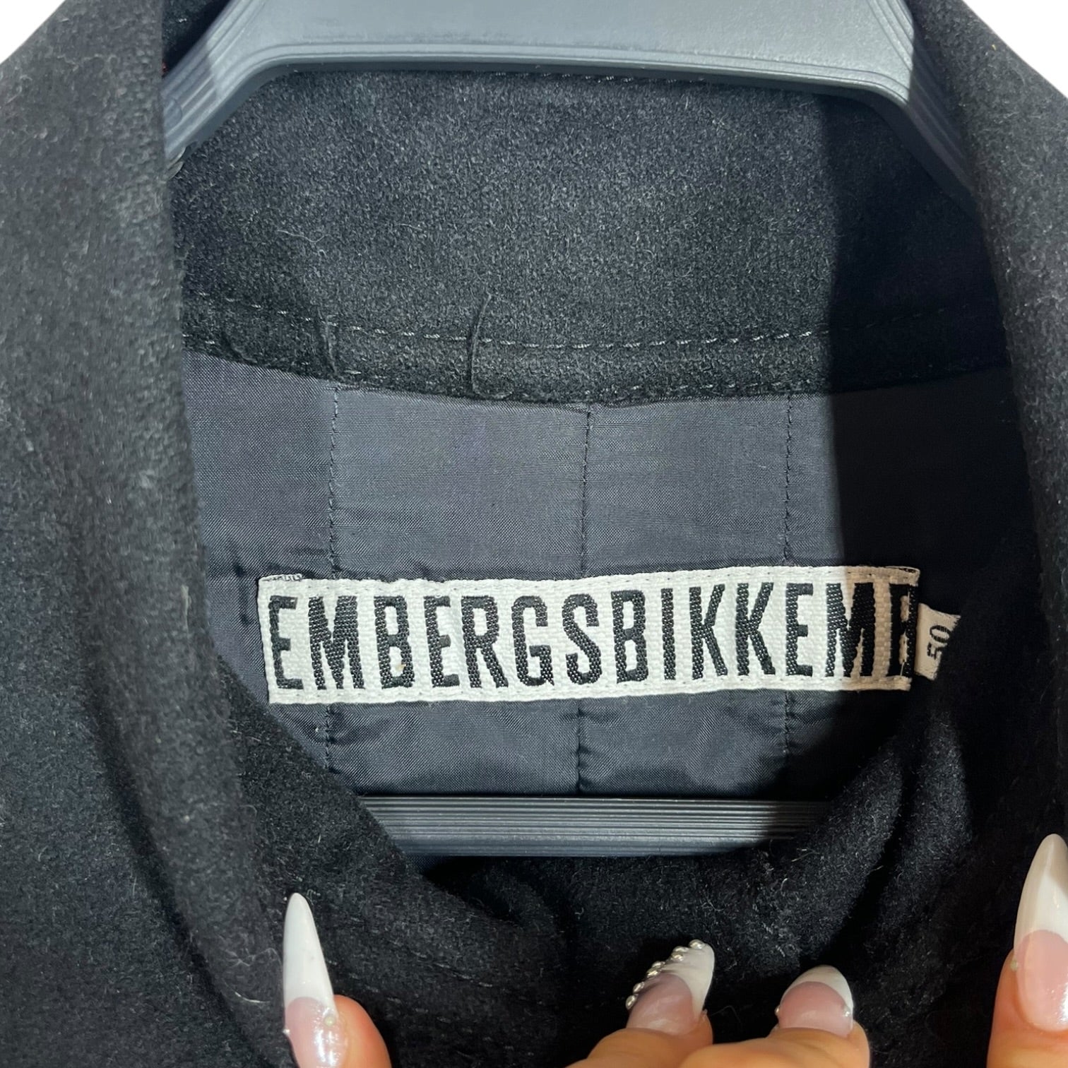 DIRK BIKKEMBERGS/Coat/50/Wool/BLK/Woll Blend Overcoat view 3