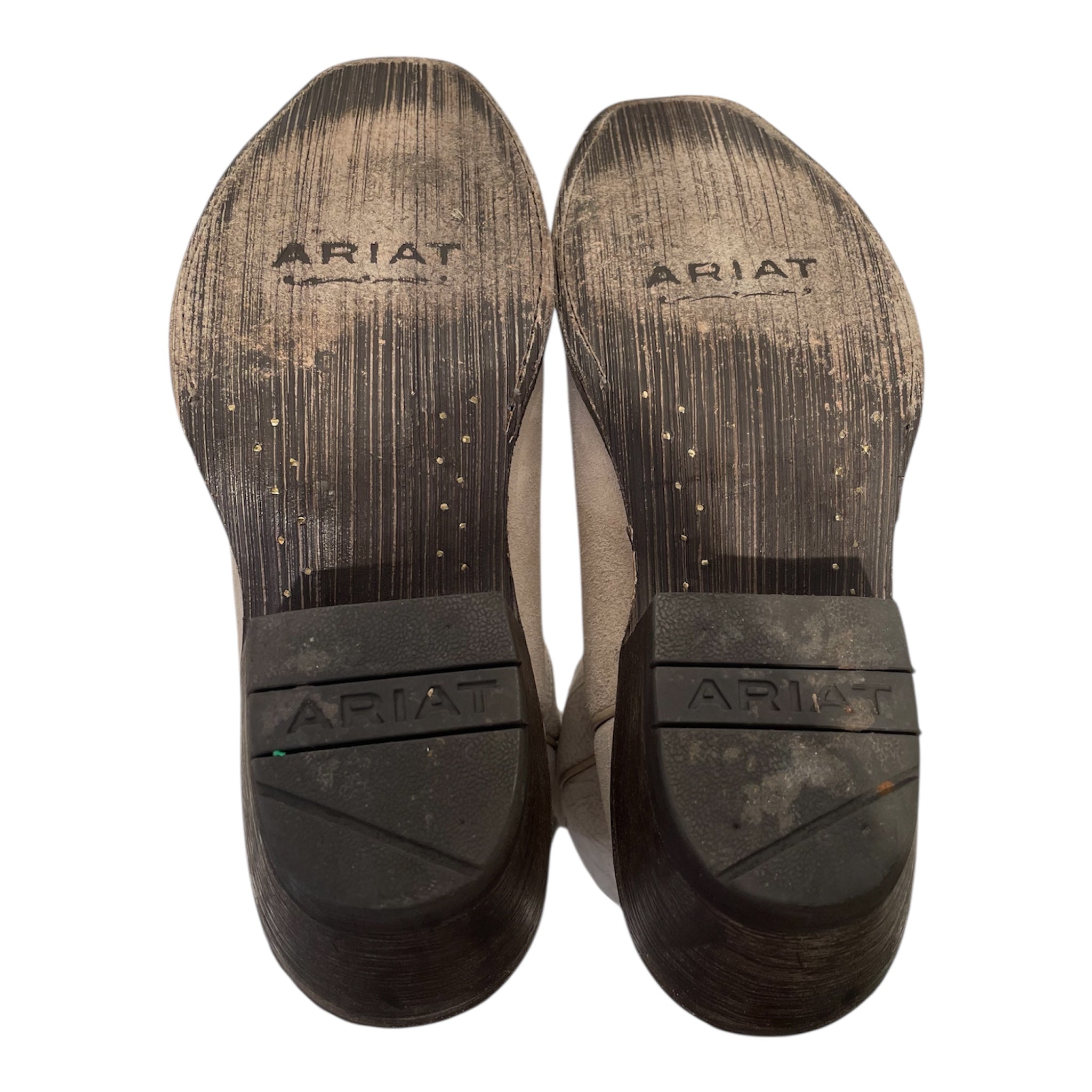 ARIAT/Cowboy Boots/US 11/Suede/CRM/CUSTOM BURNT ARIAT BOOTS view 4
