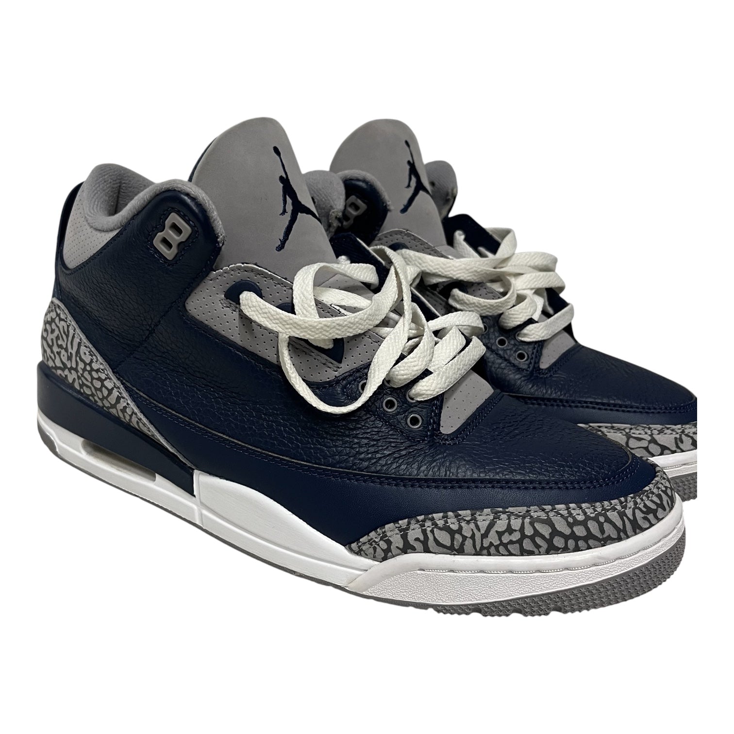 NIKE/AIR JORDAN 3 RETRO/Hi-Sneakers/US 11.5/Leather/BLU/CT8532-401 view 1