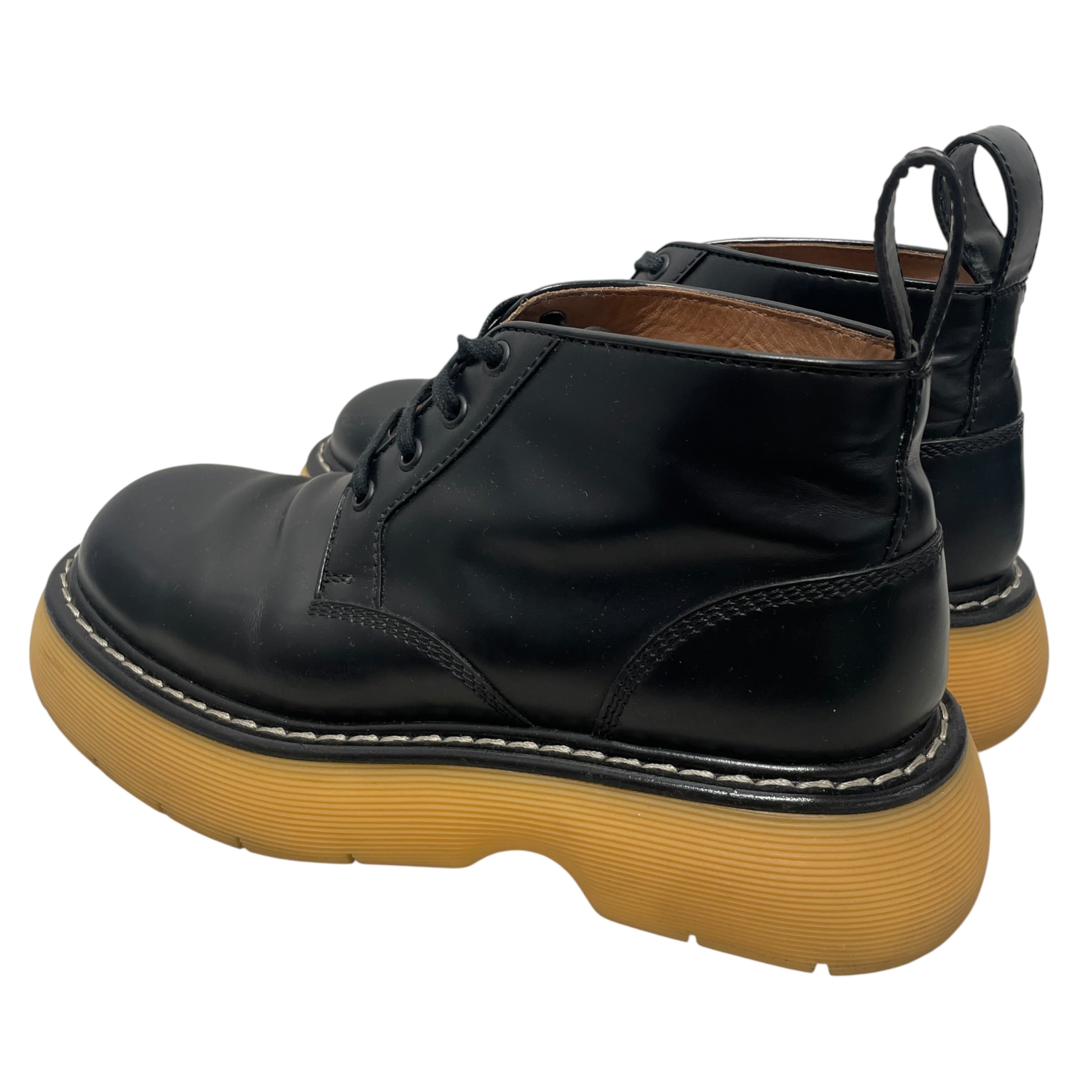 BOTTEGA VENETA/Boots/EU 40.5/Leather/BLK/THE BOUNCE view 2