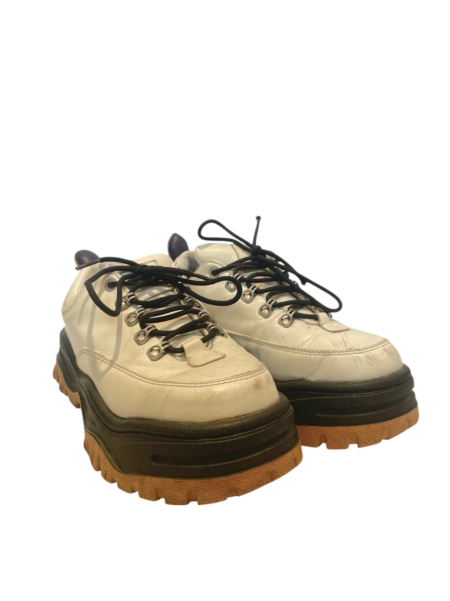 EYTYS/Low-Sneakers/EU 40/Leather/WHT/PLATFORM/ CRM/ BLK/ EU 40 view 1