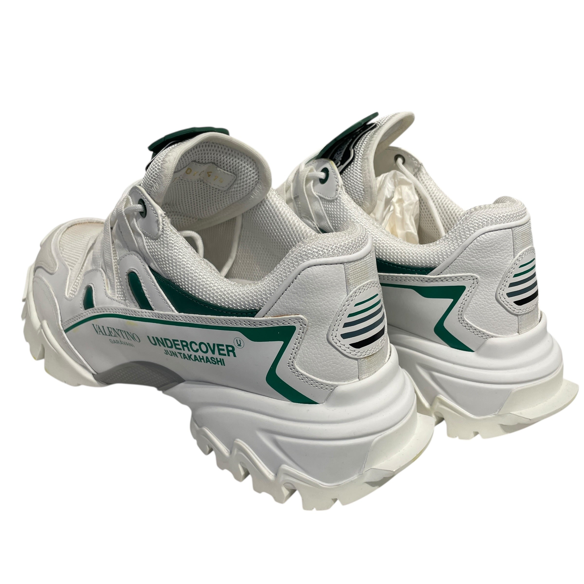 VALENTINO/UNDERCOVER/Low-Sneakers/EU 41/Leather/WHT/UNDERCOVERCOLLAB view 2