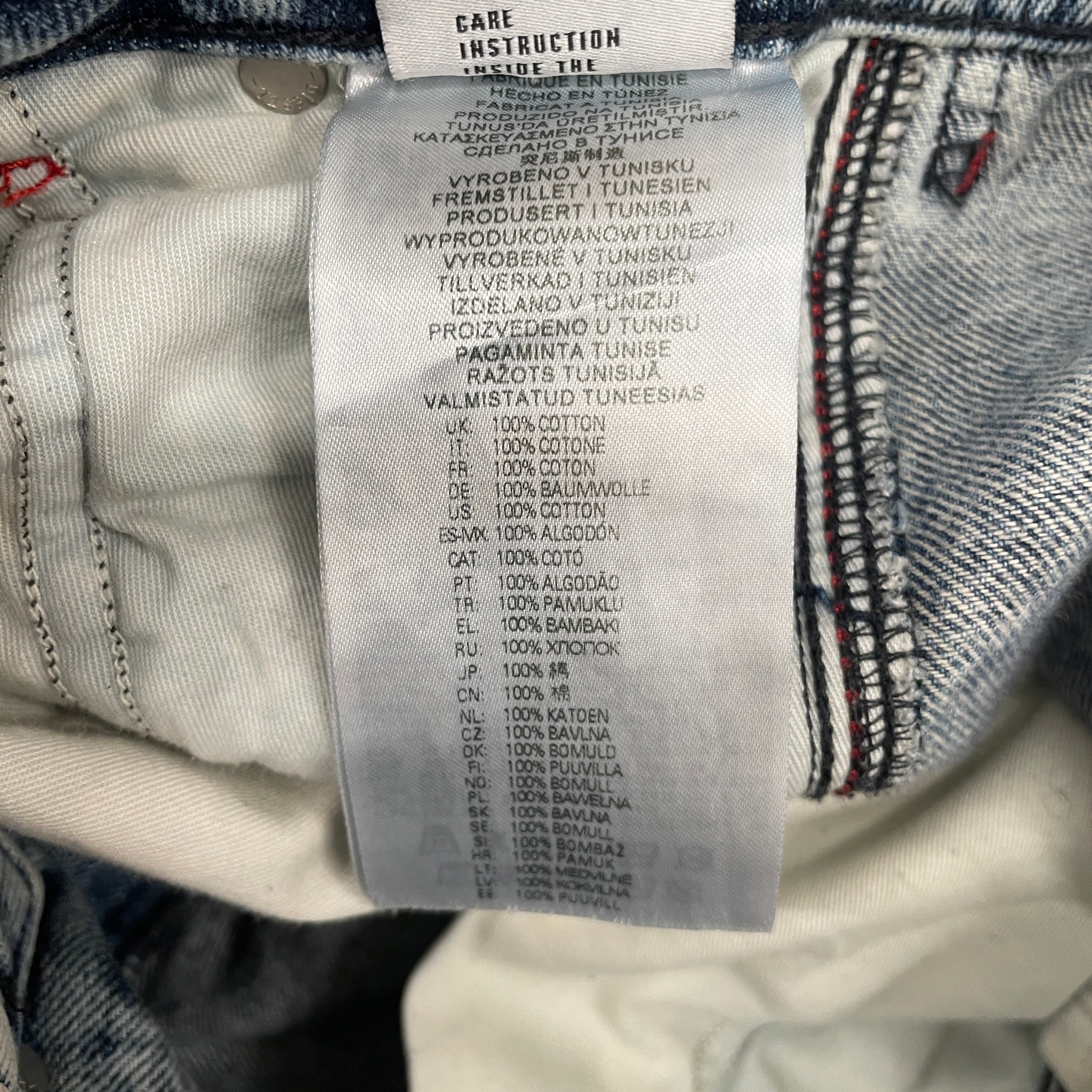 DIESEL/Bottoms/28/Cotton/BLU/CARGO view 5