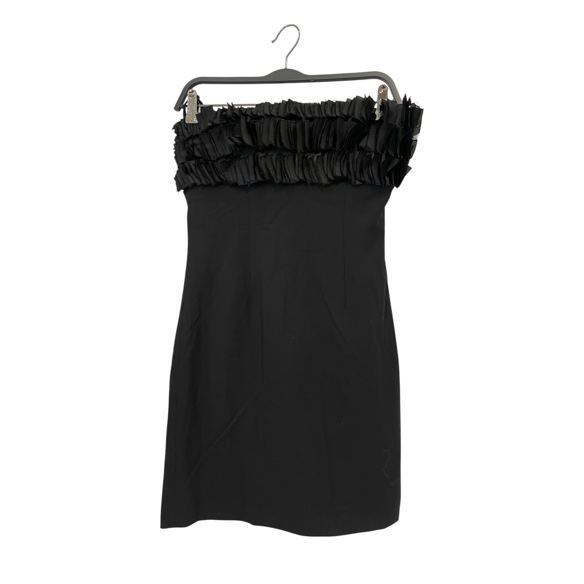 DSQUARED2/3|4S Dress/S/Cotton/BLK/ruffle bodice view 1