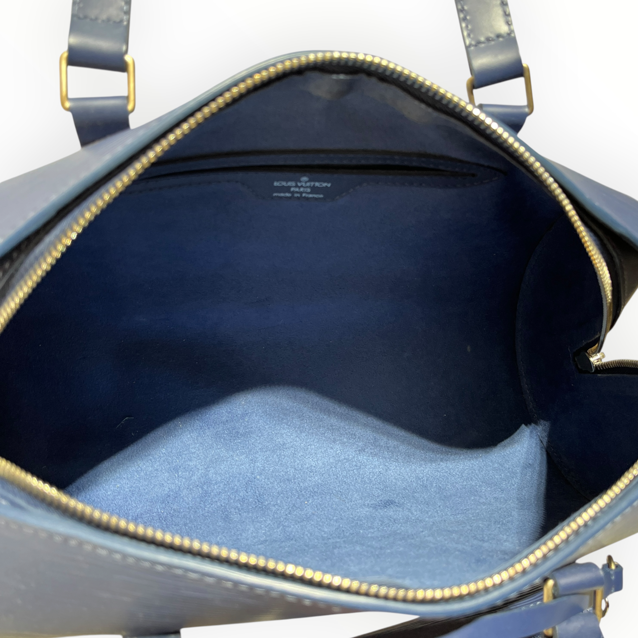 LOUIS VUITTON/Hand Bag/Leather/BLU/papillion epi mini pochette view 4