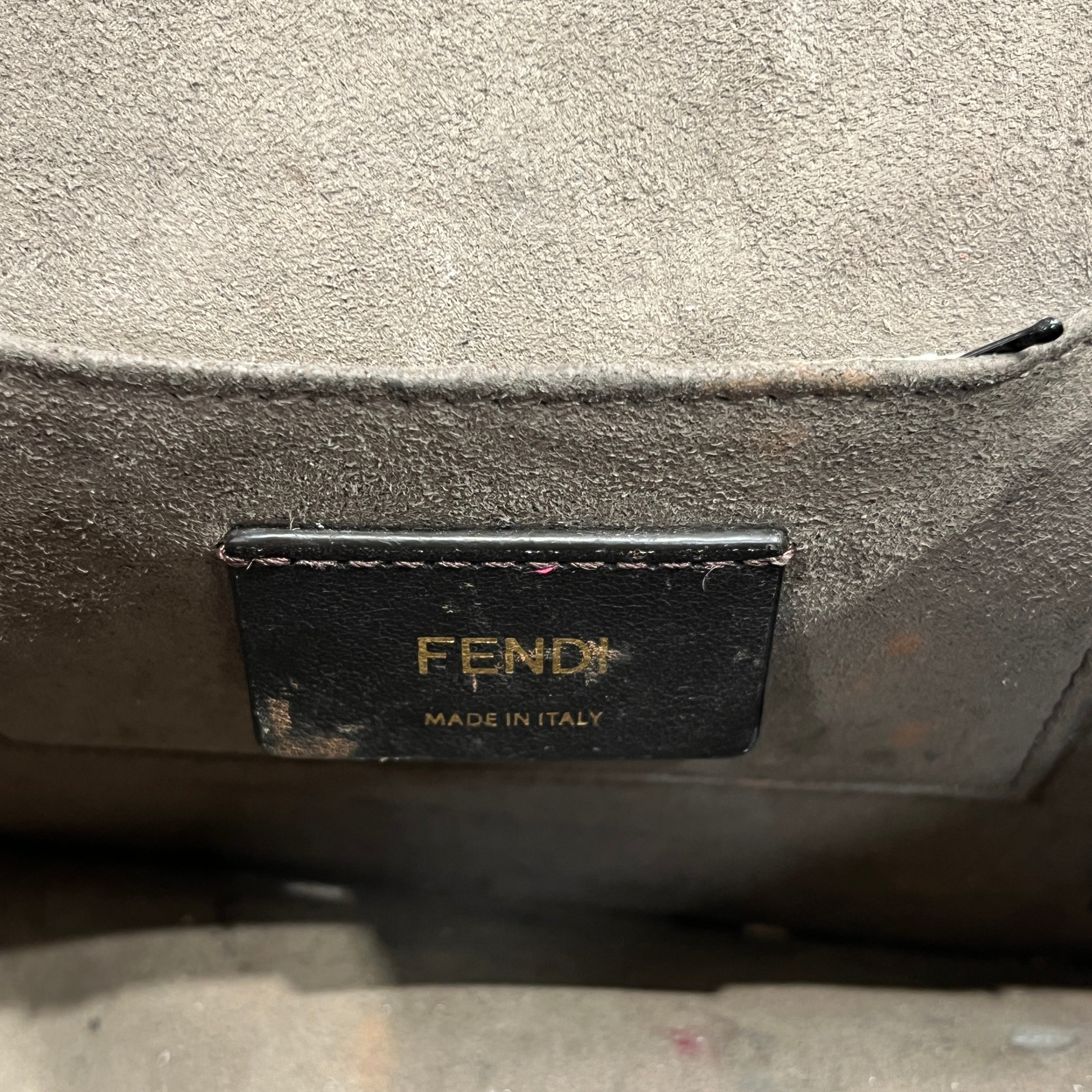FENDI/Cross Body Bag/Leather/BRW/KAN I LOGO view 5