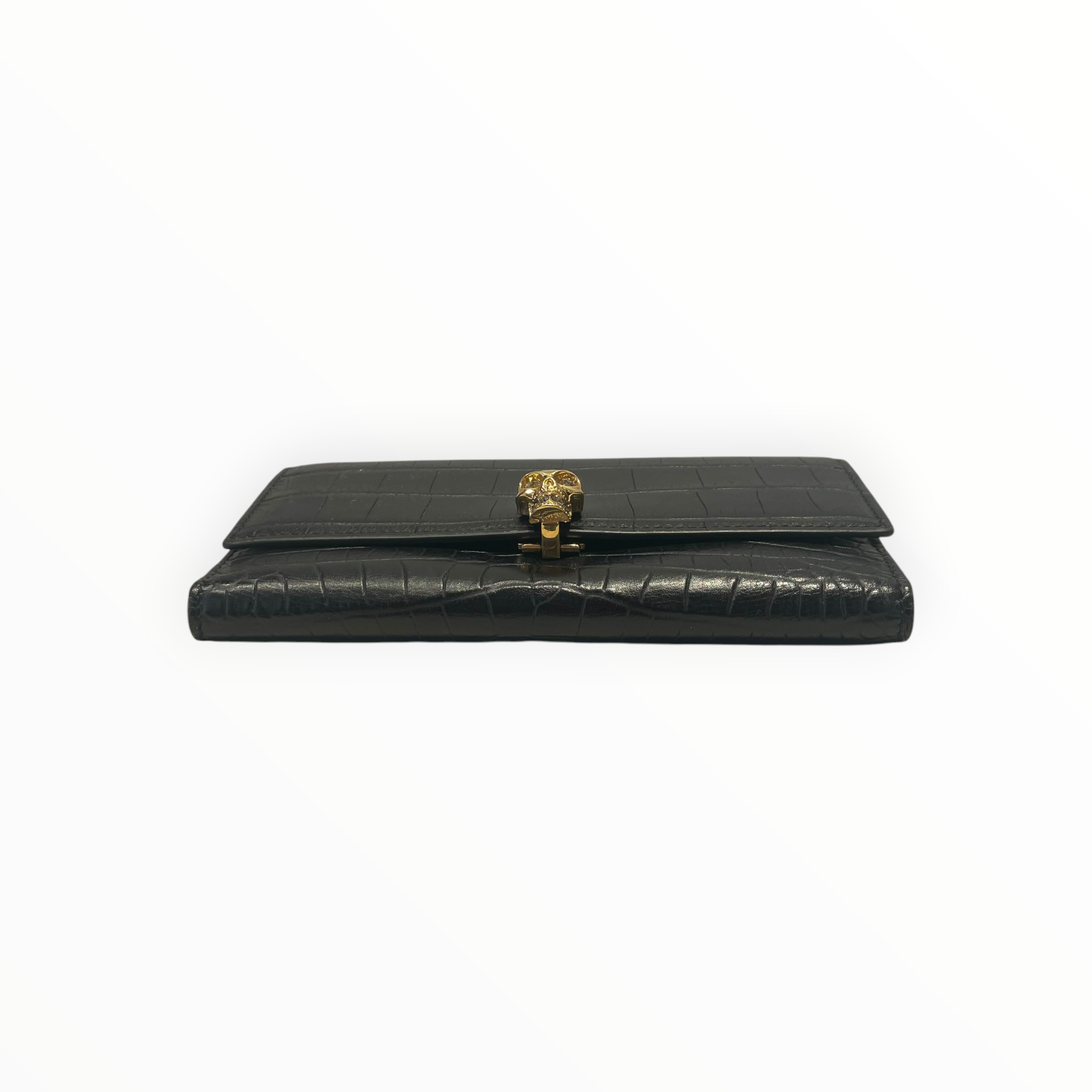 Alexander McQueen/Long Wallet/Leather/BLK/L's/Alexander Mcqueen Continental view 3