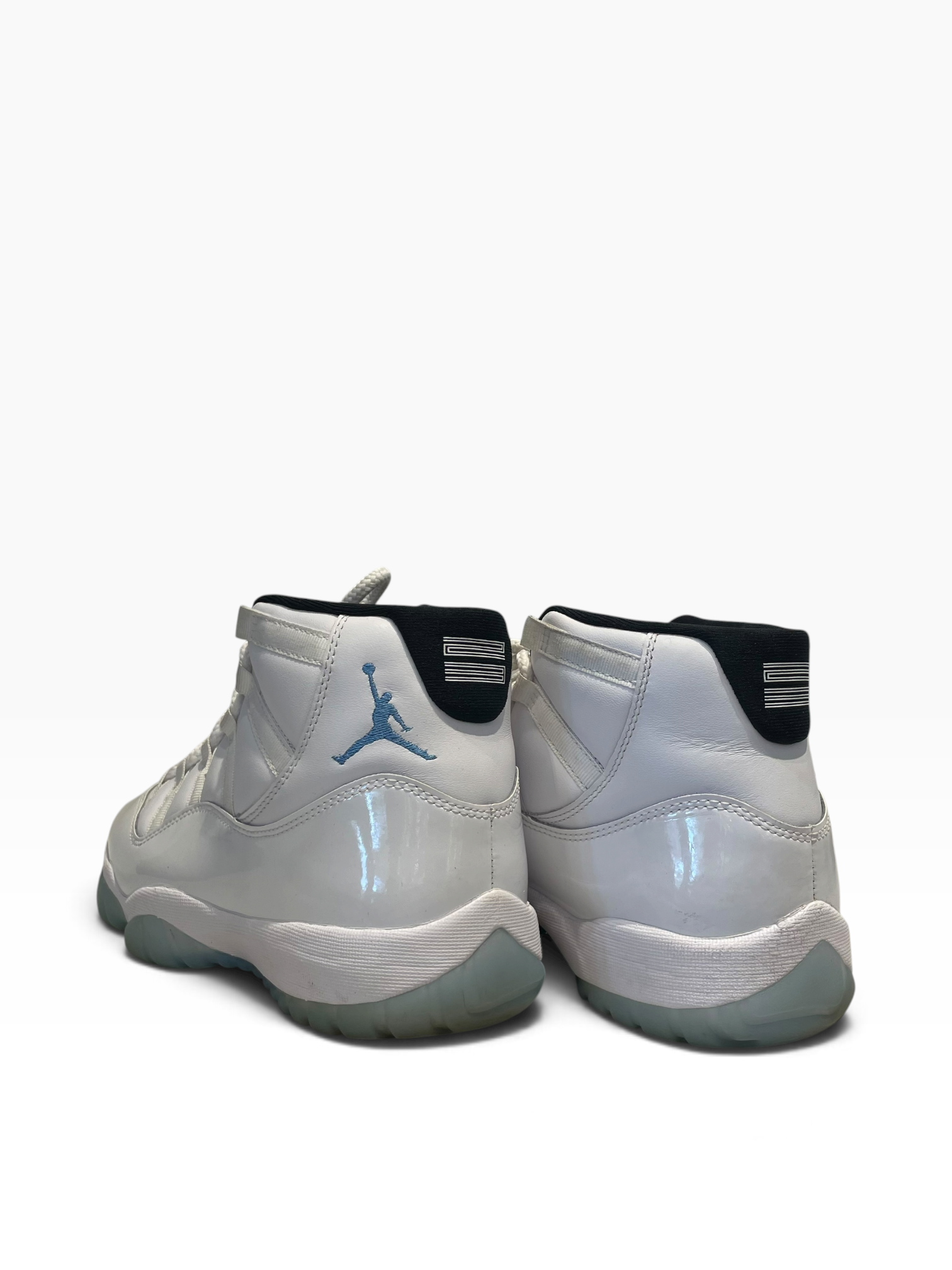 NIKE/Hi-Sneakers/US 9.5/Leather/WHT/JORDAN 11 RETRO LEGEND BLUE view 2