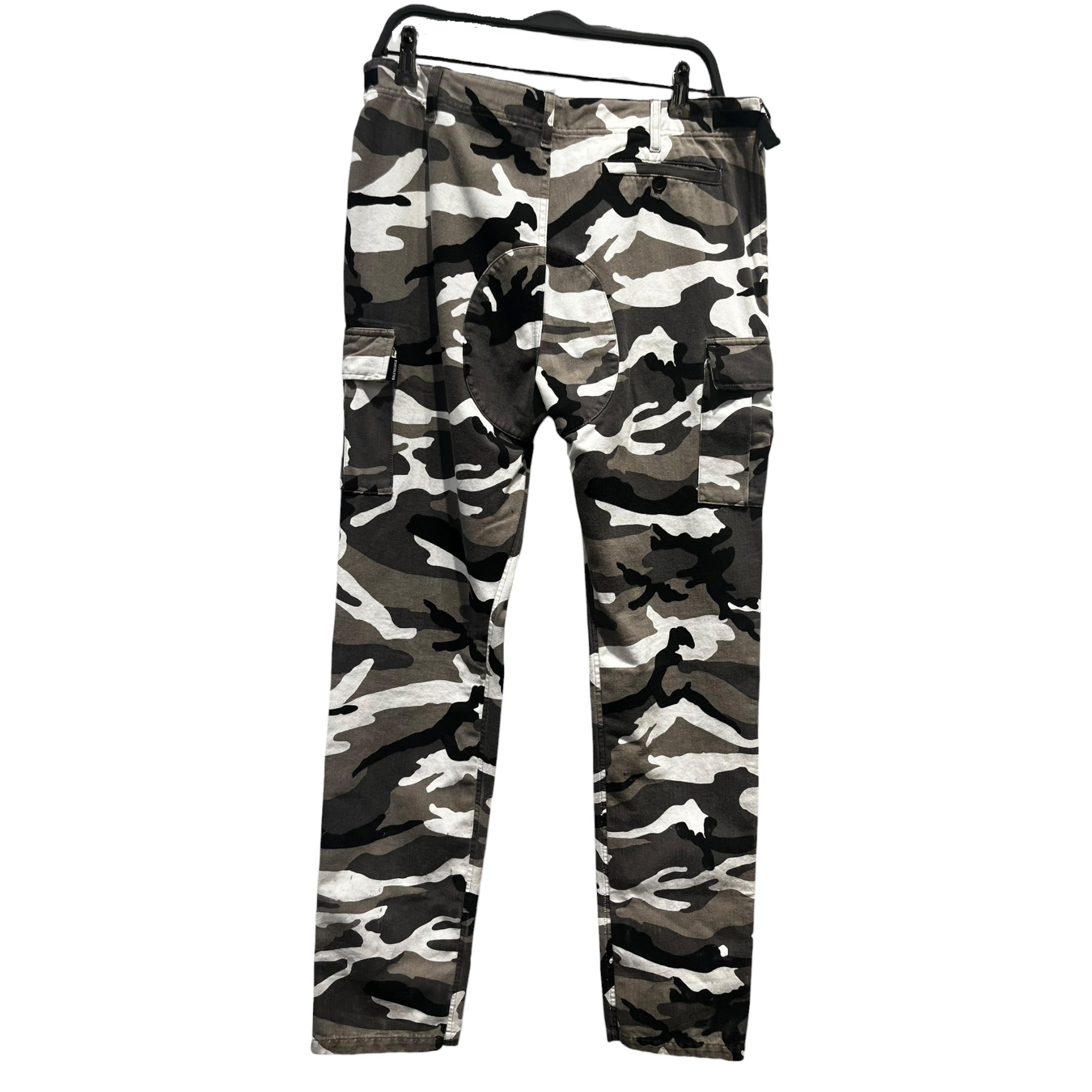 BALENCIAGA/Pants/50/Cotton/GRY/Camouflage/ view 2