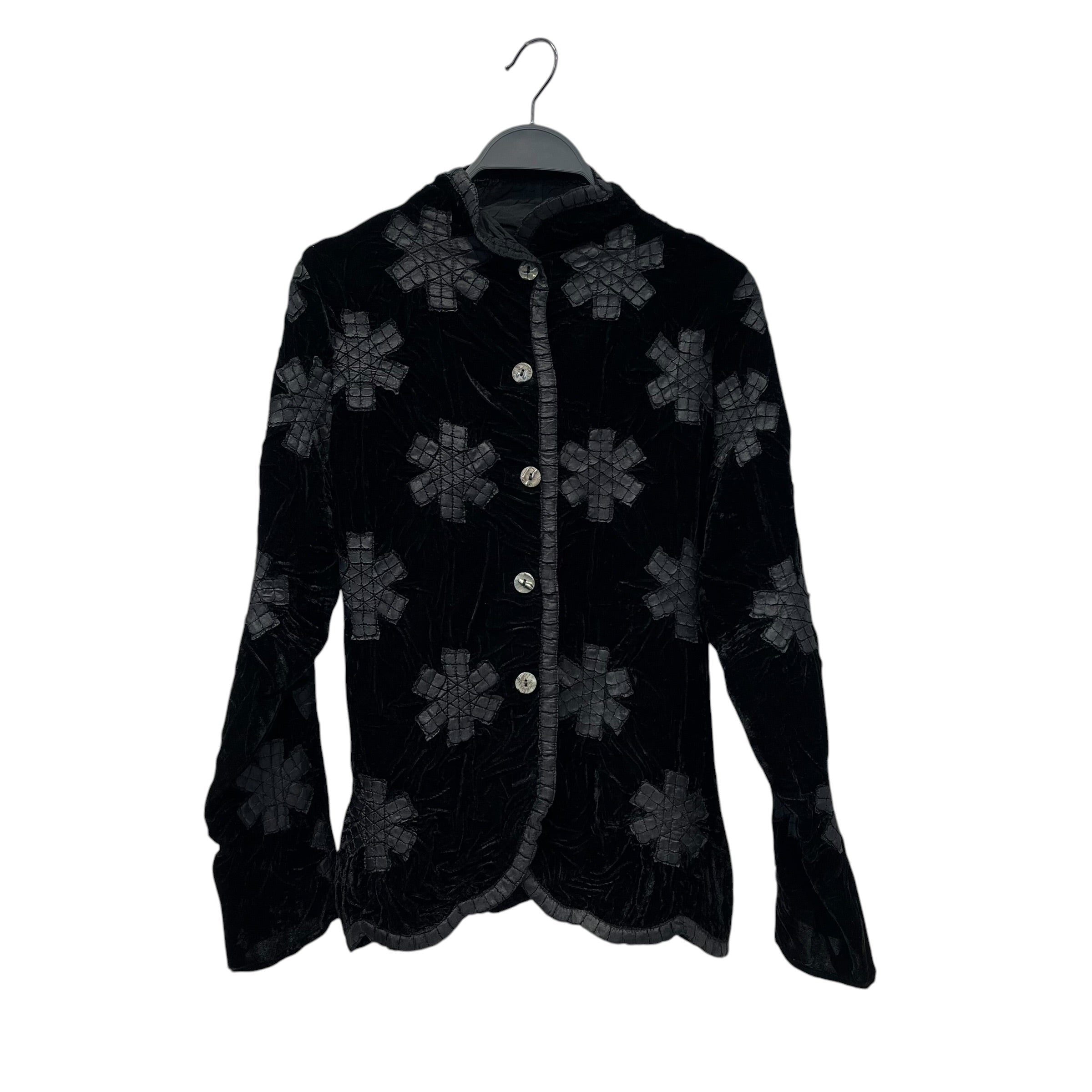 YOSHIKI HISHINUMA/Cardigan/3/Nylon/BLK/Vintage/90s view 1