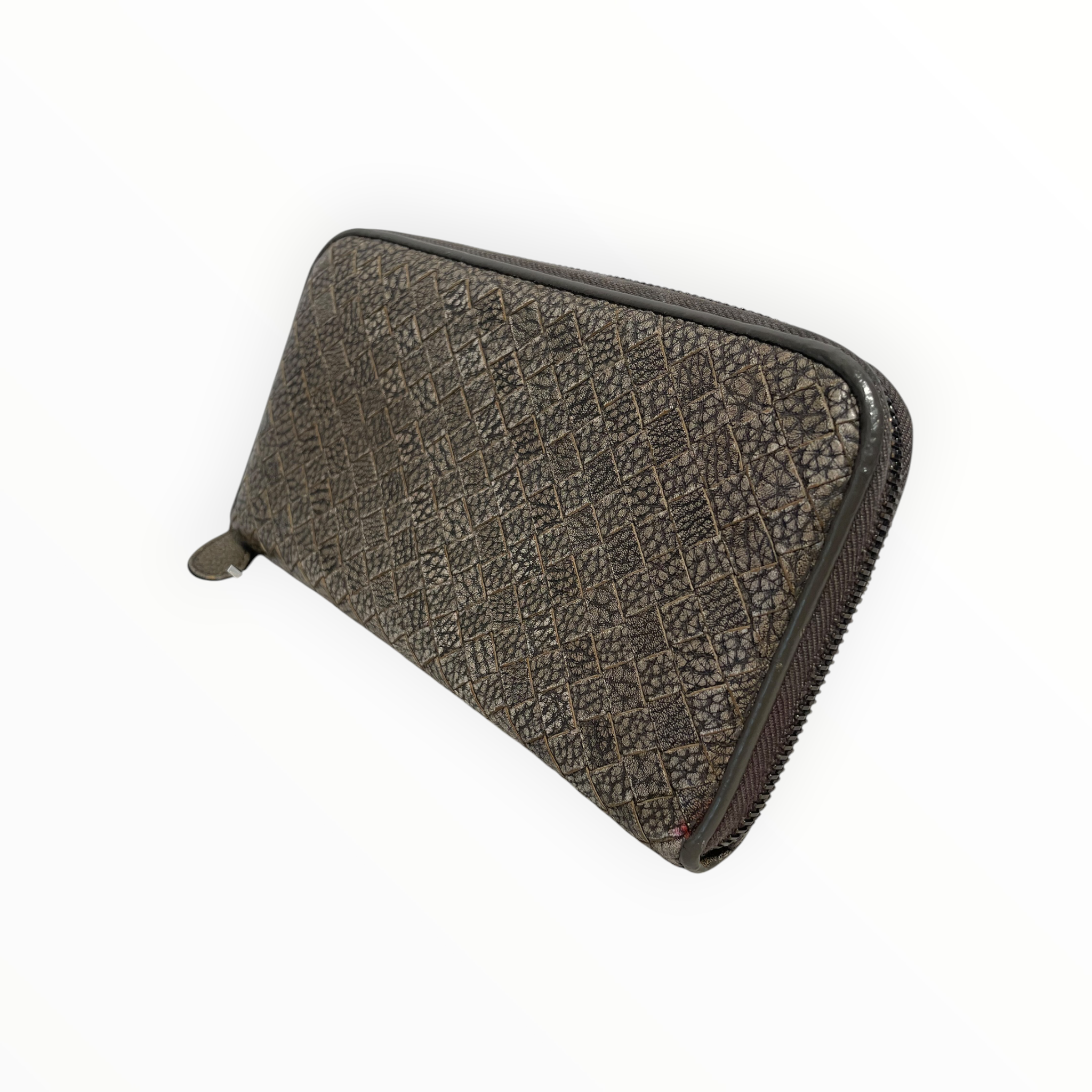 BOTTEGA VENETA/Long Wallet/Leather/GRY/L's/ view 2