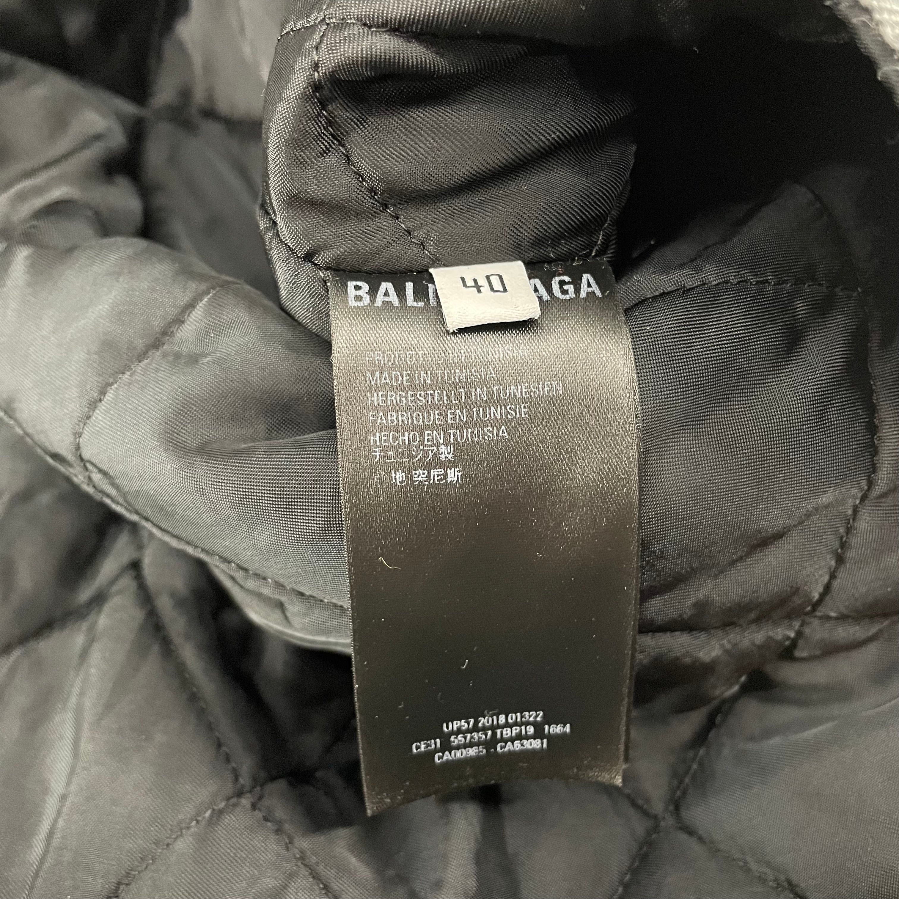 BALENCIAGA/Puffer Vest/40/Plaid/Cotton/GRN/TWO FRONT POCKETS view 4